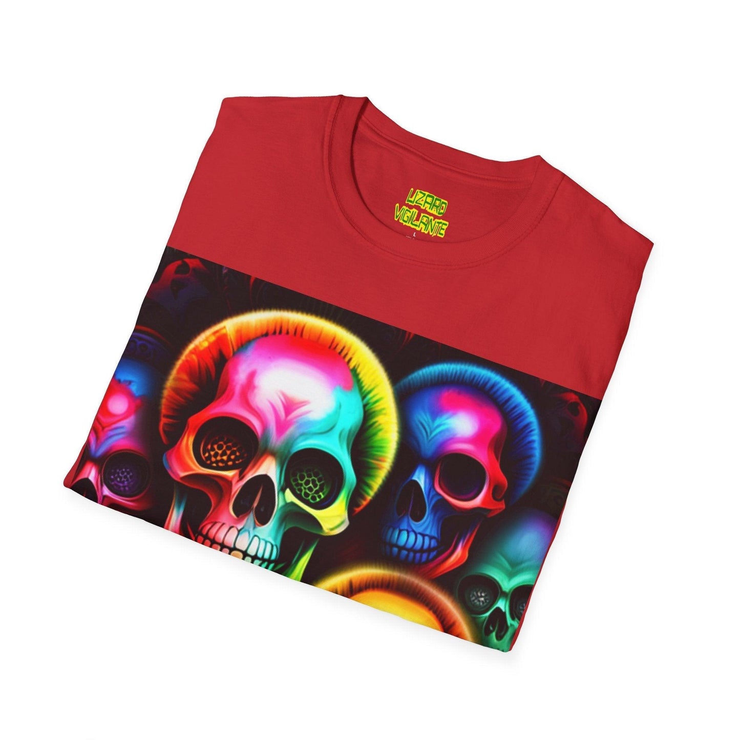 Pile Of Beautiful Skullers Unisex Softstyle T-Shirt - Lizard Vigilante