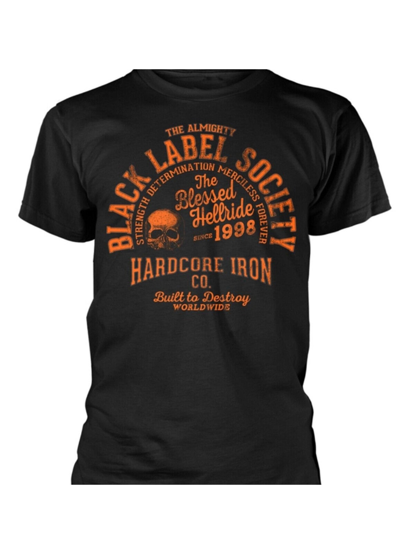 Black Label Society Zakk Wylde Orange Print Official Tee T-Shirt Mens Unisex - Premium  from Lizard Vigilante - Just $20.99! Shop now at Lizard Vigilante