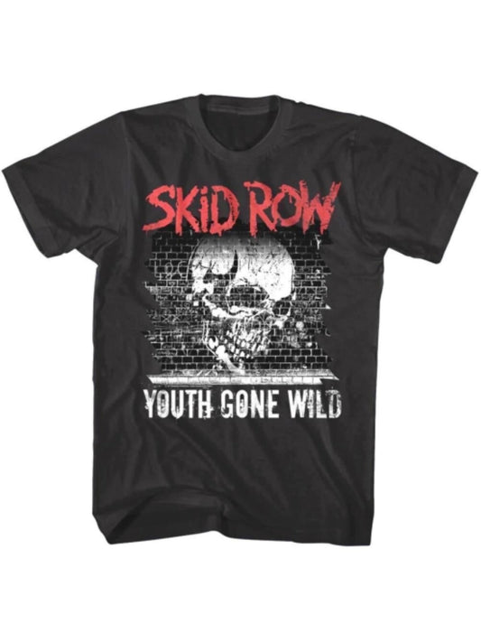 Skid Row Youth Gone Wild Graffiti Skull Men's T-Shirt – Heavy Metal Band Tour Merch - Premium T-Shirt from Lizard Vigilante - Just $23.88! Shop now at Lizard Vigilante