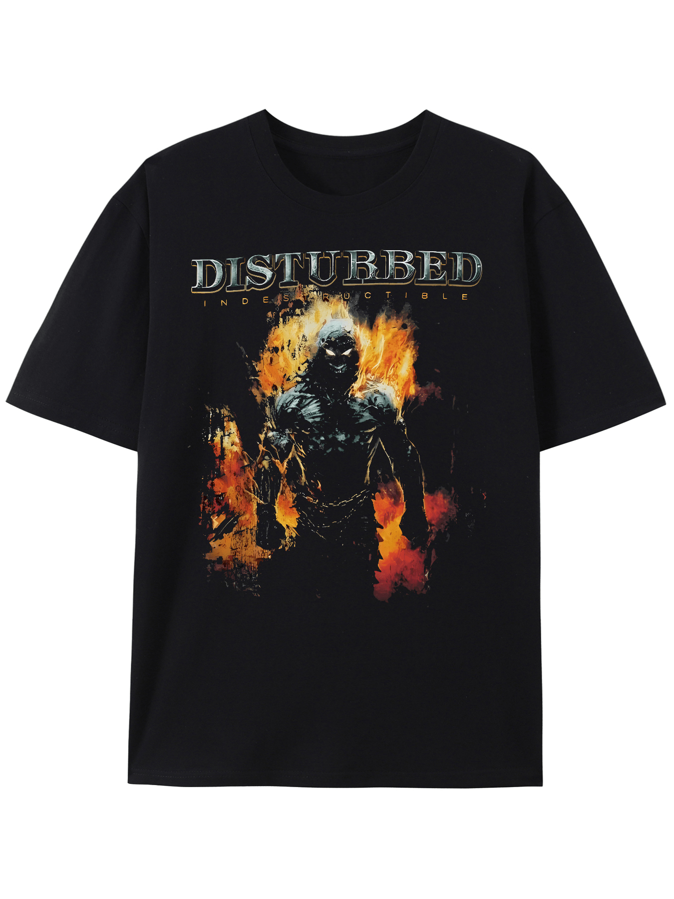 Disturbed Band Indestructive New short sleeve T-shirt unisex T-shirt - Premium  from Lizard Vigilante - Just $21.99! Shop now at Lizard Vigilante