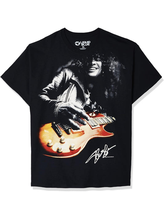 Liquid Blue Men's Slash Guitar T-Shirt - Premium T-Shirt from Lizard Vigilante - Just $24.99! Shop now at Lizard Vigilante