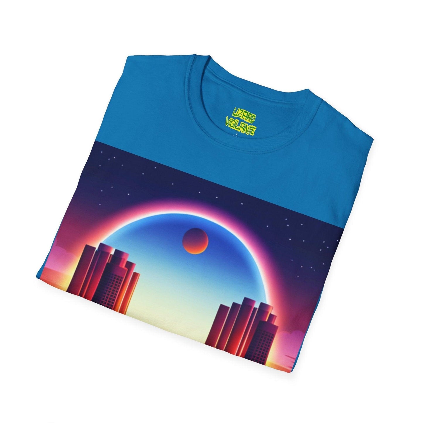 Eclipsed Won Unisex Softstyle T-Shirt - Lizard Vigilante