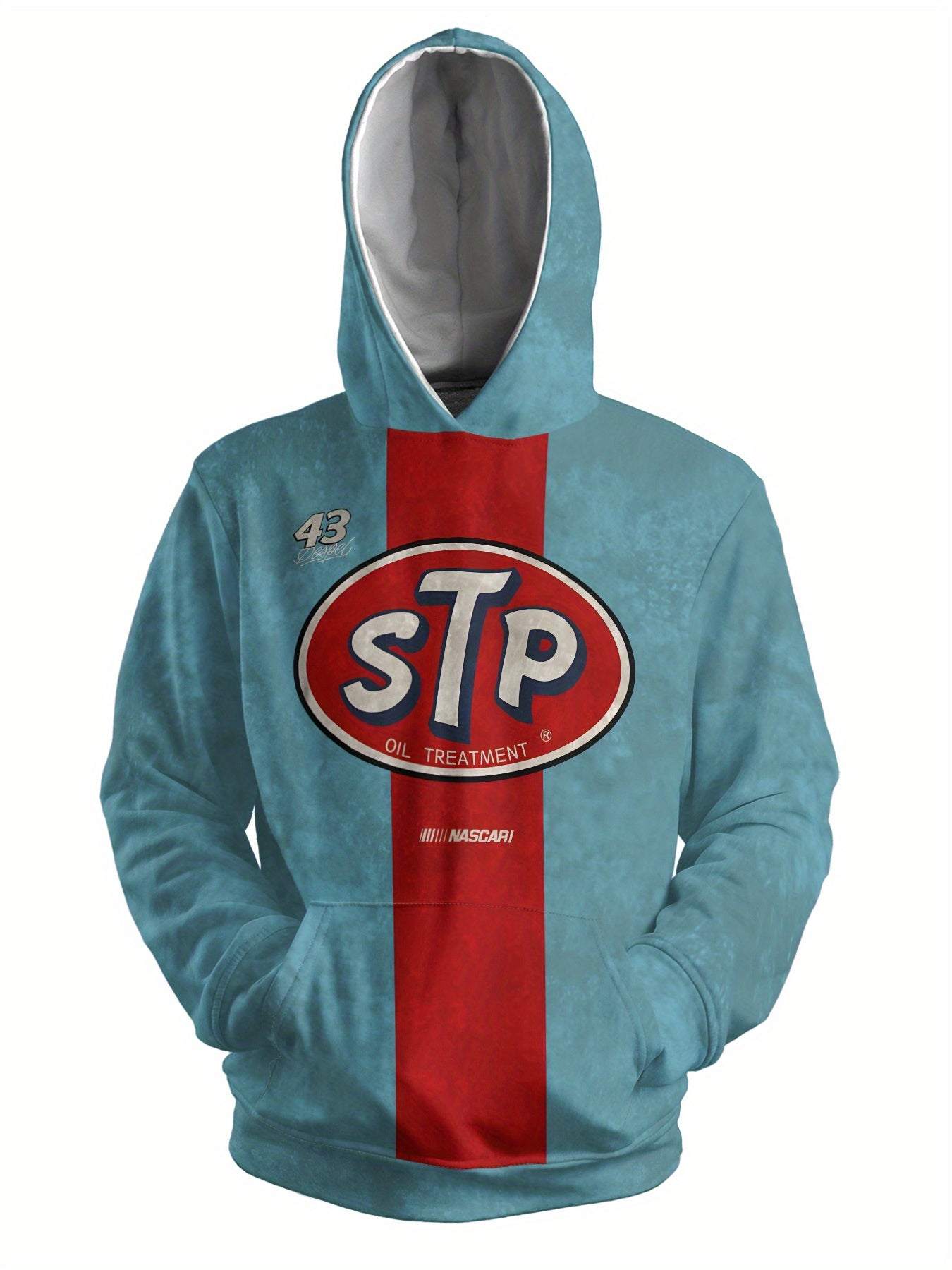 STP Digital Vortex Hoodie – Polyester Athletic Pullover for Bold Autumn/Winter Moves - Premium hoodie from Lizard Vigilante - Just $24.99! Shop now at Lizard Vigilante