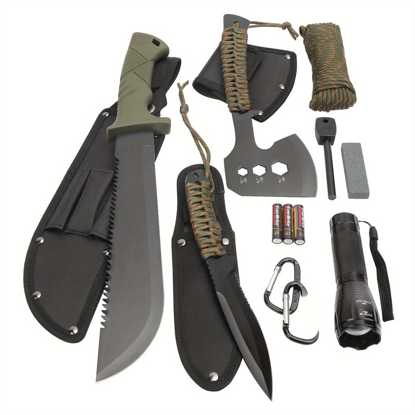 12-in-1 Camping Tool Kit | Ultimate Survival Gear - Premium camping tools from Lizard Vigilante - Just $59.99! Shop now at Lizard Vigilante