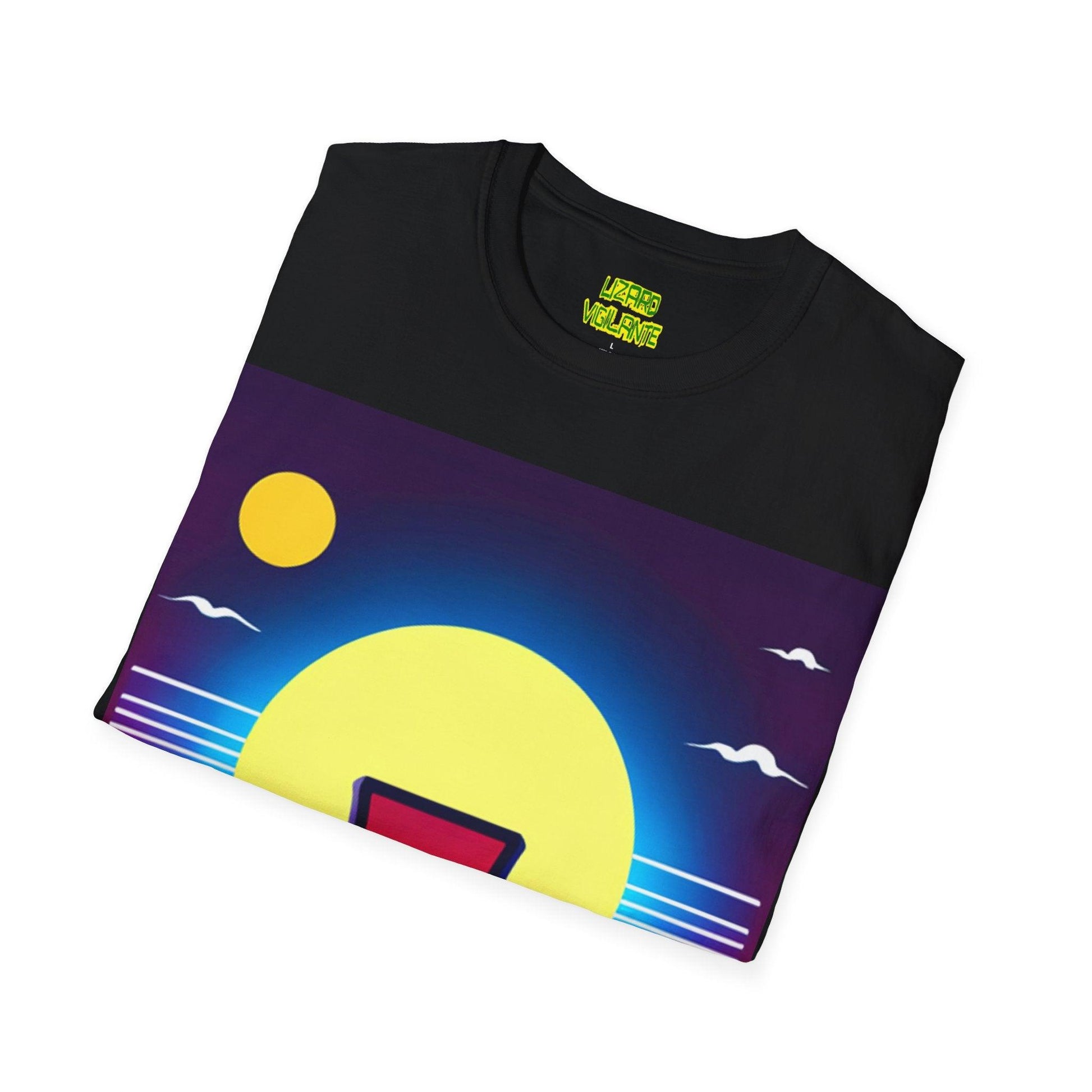 Eclipsed Sevened Unisex Softstyle T-Shirt - Lizard Vigilante