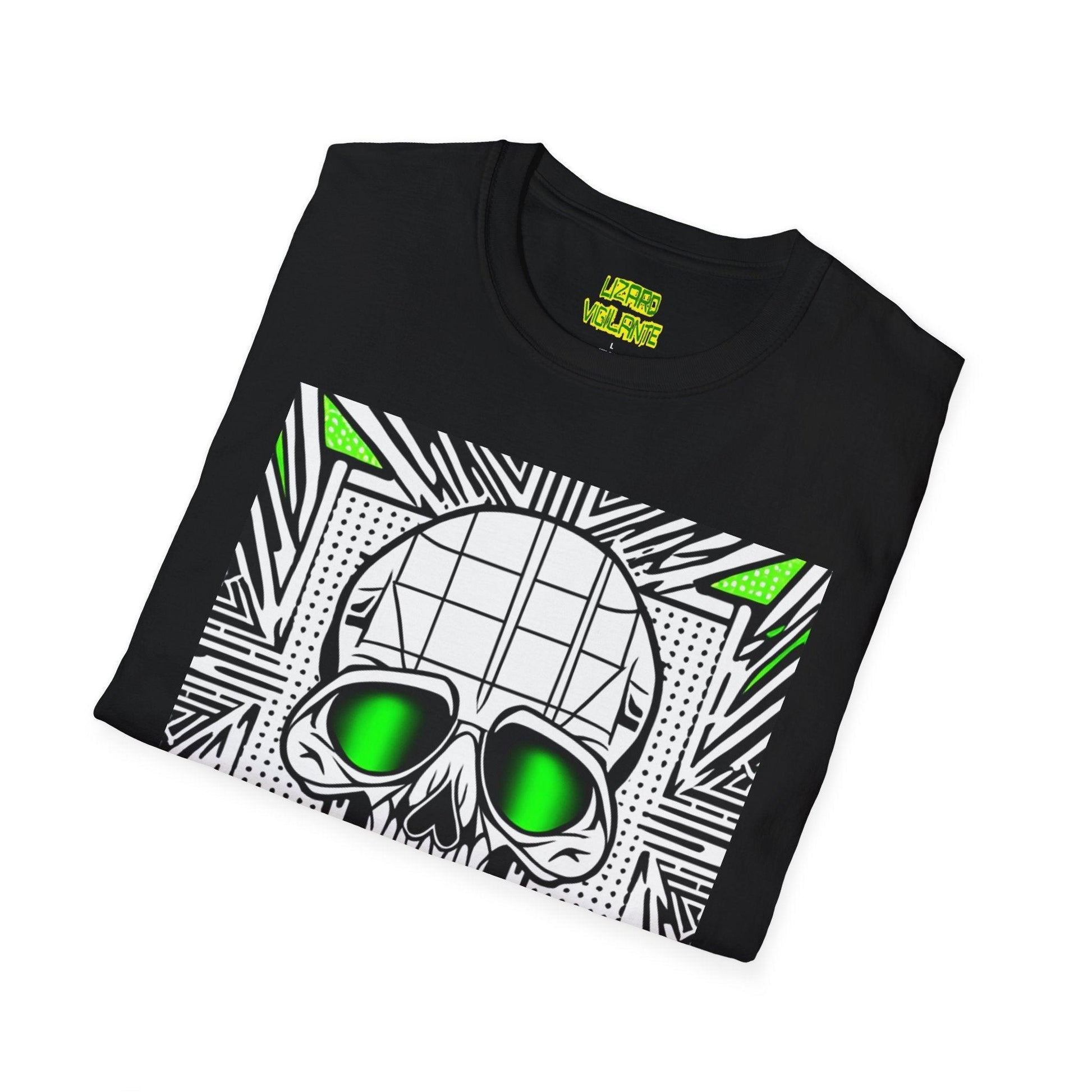 Skull Survey Unisex Softstyle T-Shirt - Lizard Vigilante