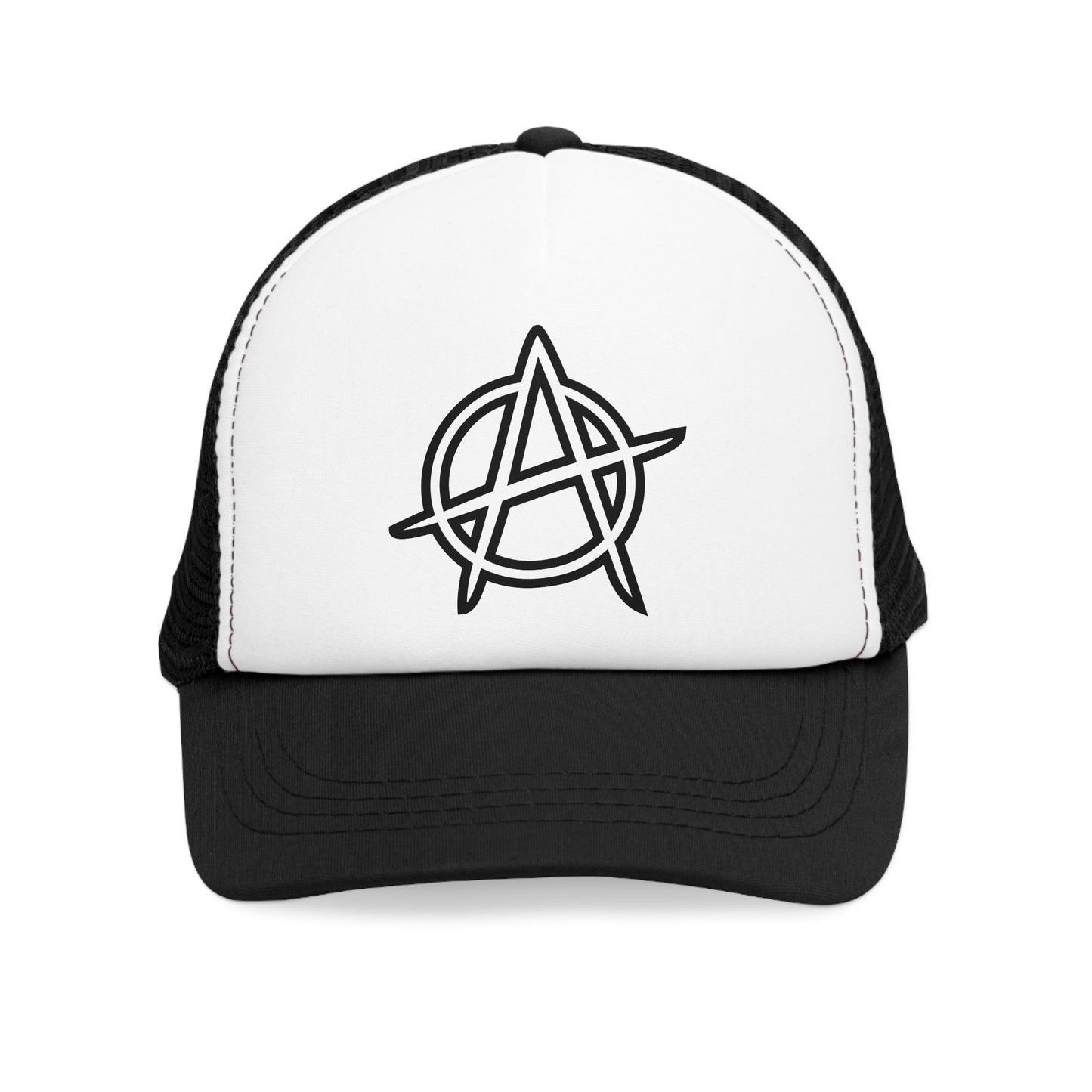 Anarchy Symbol Punker Mesh Cap - Premium Hats from Printify - Just $25.99! Shop now at Lizard Vigilante