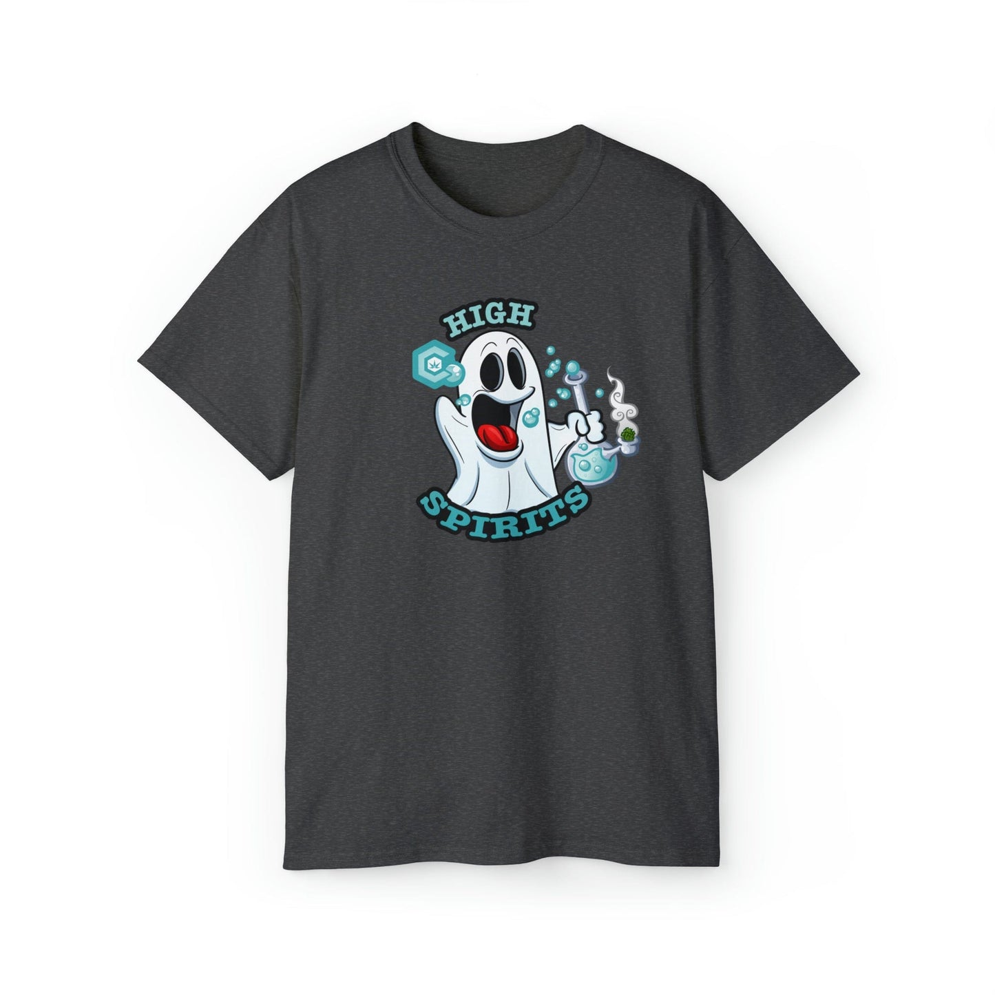 High Spirits Ghost with Bong Weed Shirt