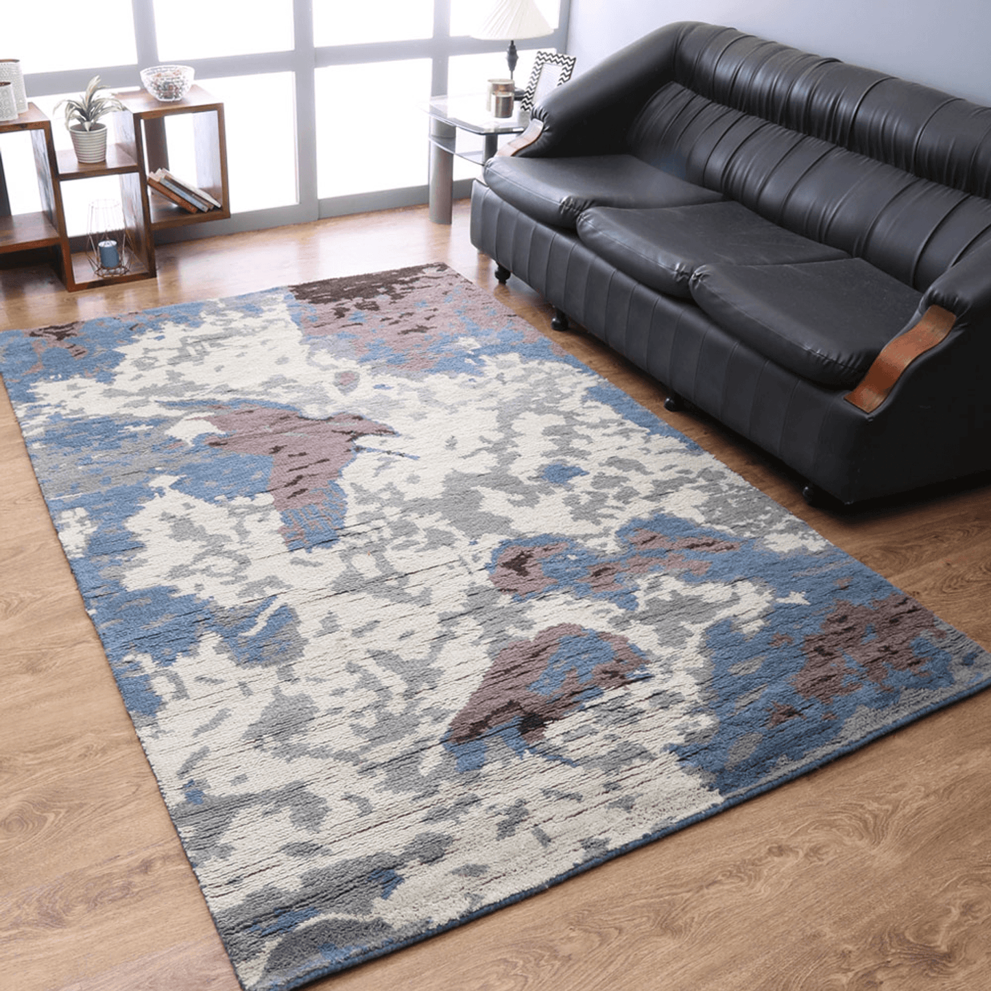 Rugsotic Carpets Hand Knotted Wool Area Rug Abstract