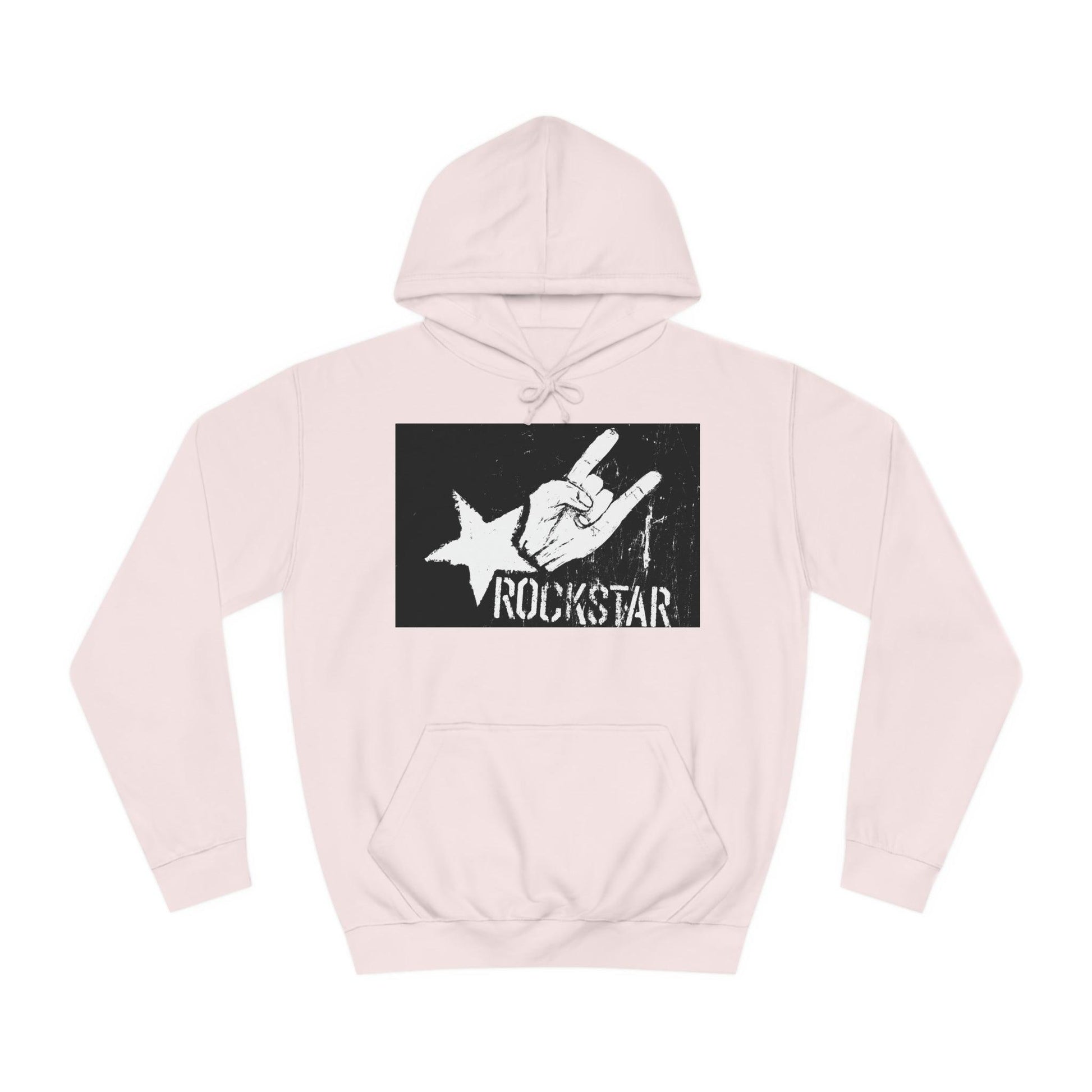 Rock Star Hand Sign Unisex College Hoodie - Lizard Vigilante