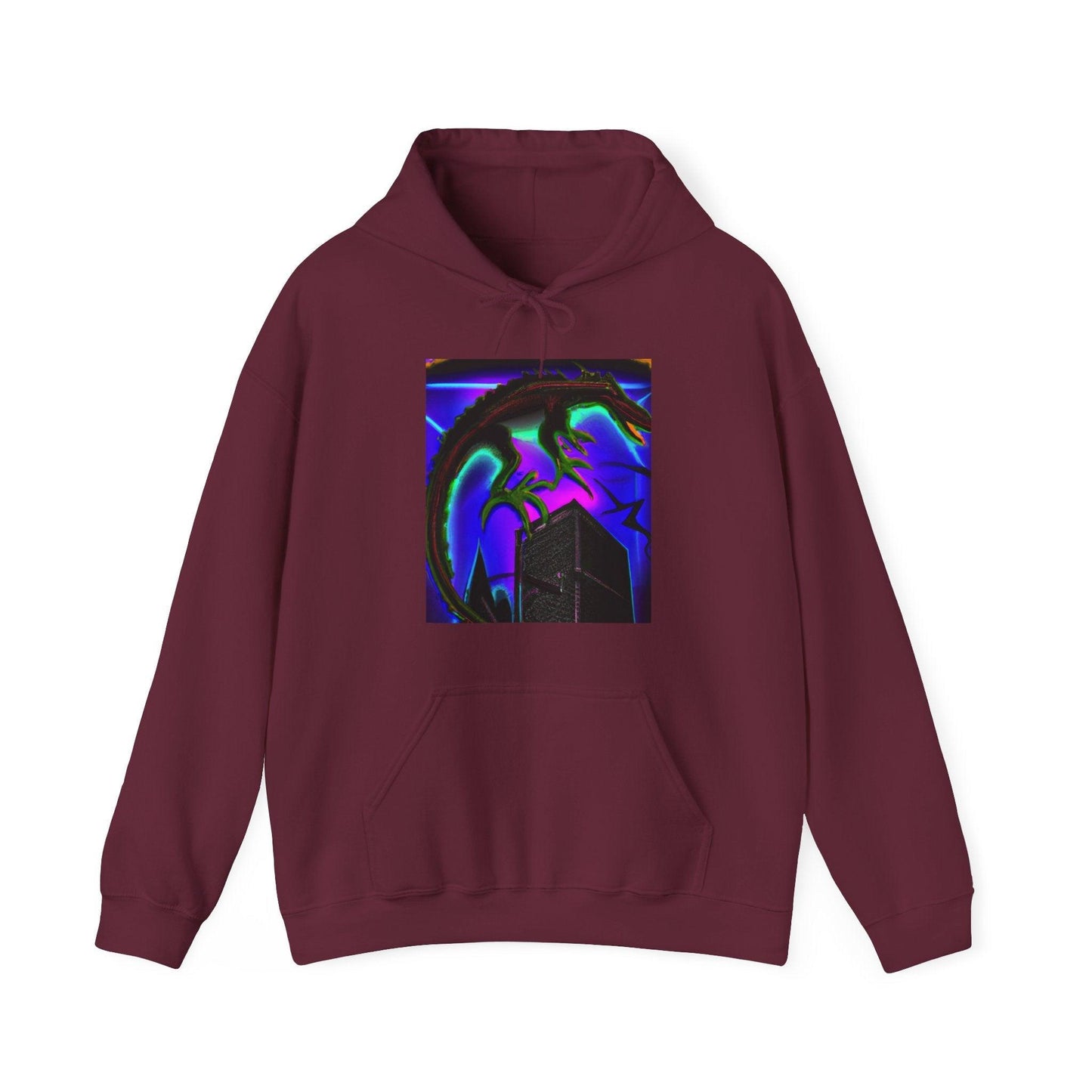 Lizard Vigilante Shock Unisex Heavy Blend™ Hooded Sweatshirt - Lizard Vigilante