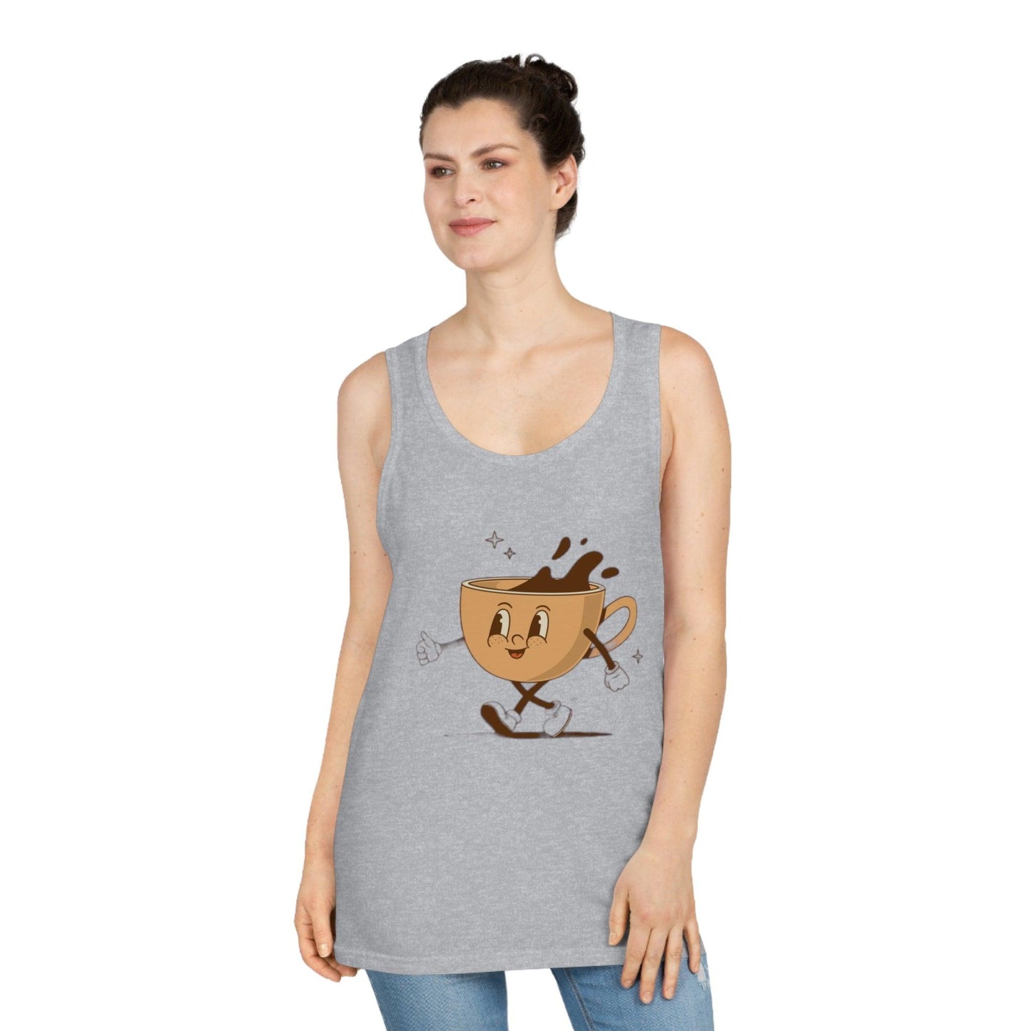 Cup o' Joe Unisex Softstyle™ Tank Top - Lizard Vigilante