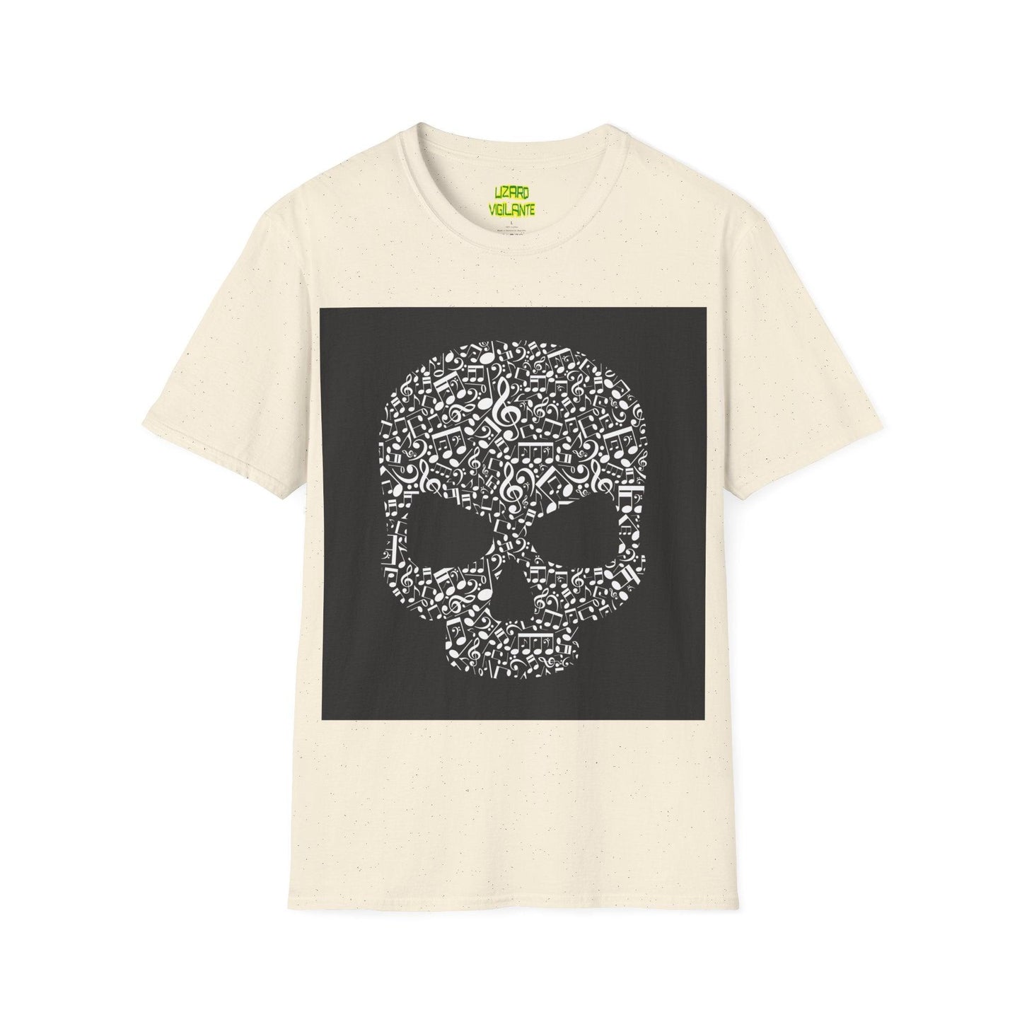 Musical Skull Unisex Softstyle T-Shirt - Lizard Vigilante