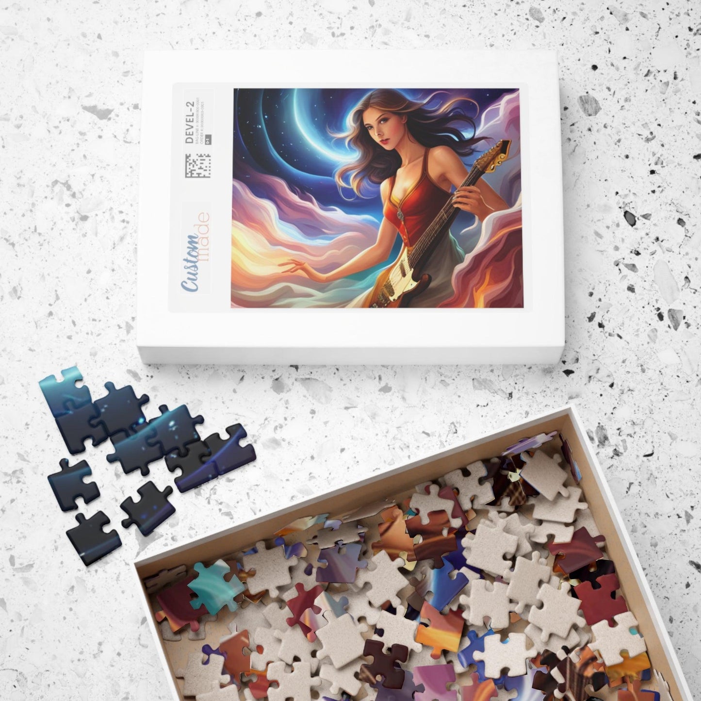 Guitar Princess Puzzle (110, 252, 500, 1014-piece) - Lizard Vigilante