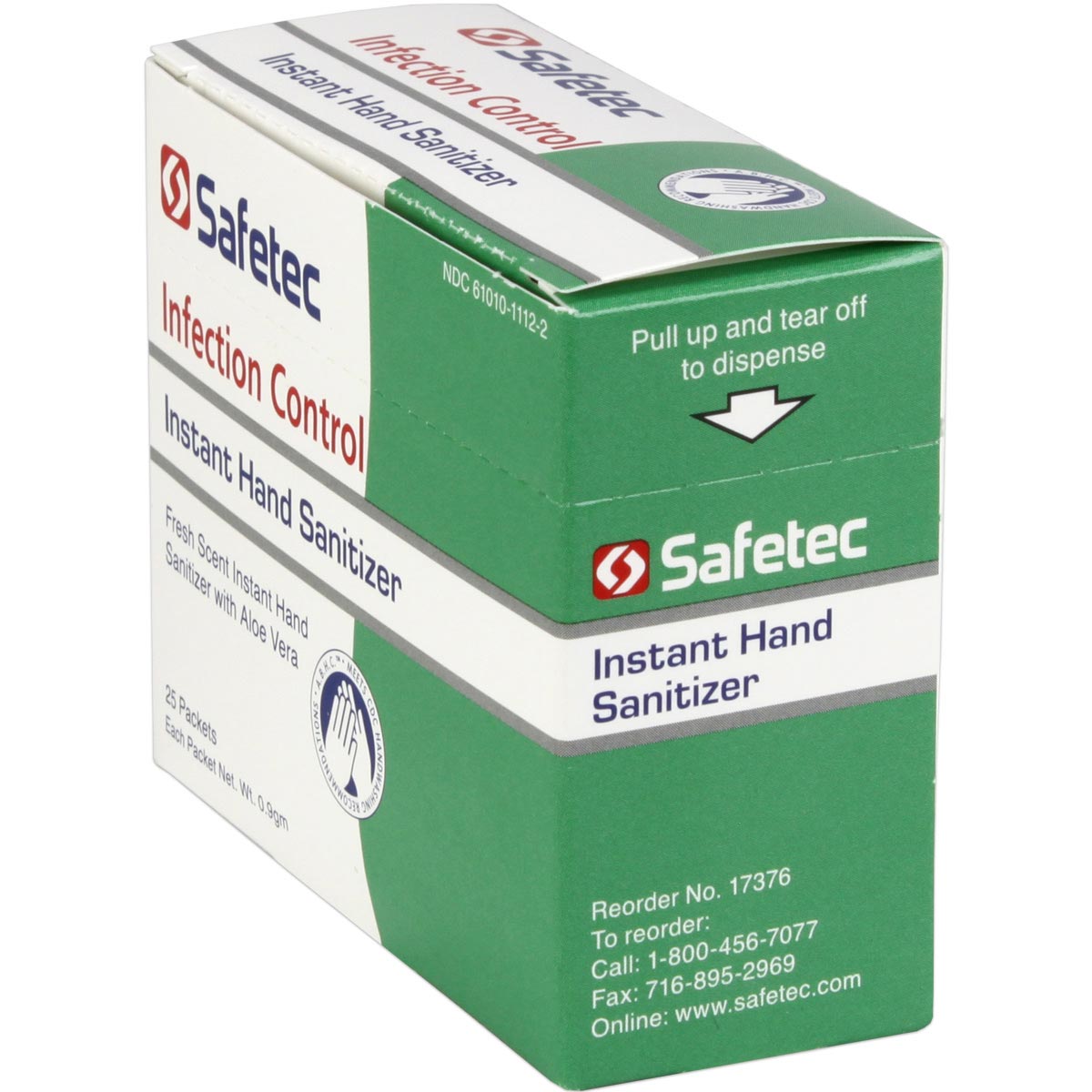 Hand Sanitizer Fresh, .9gm. Pouch, 25 per box