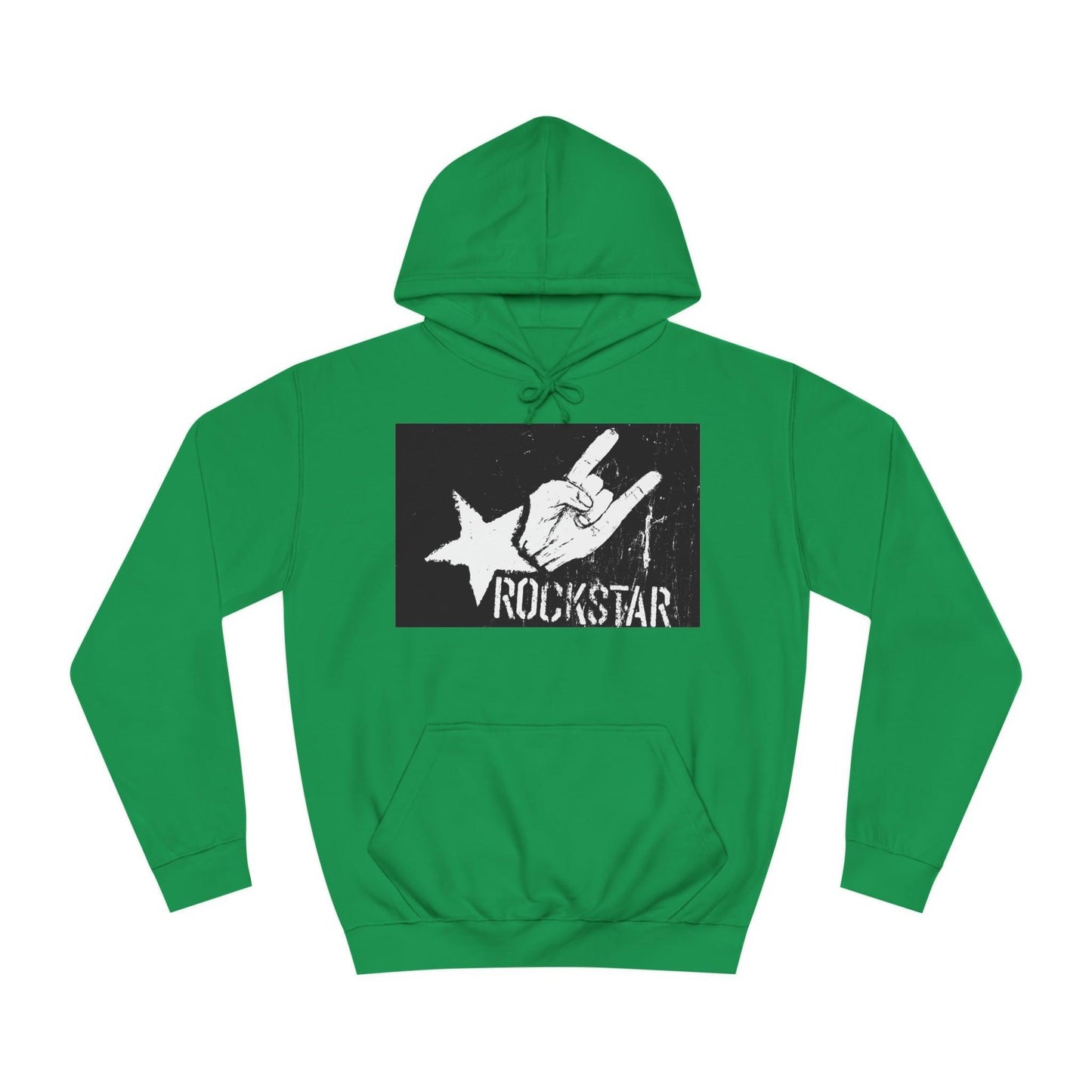 Rock Star Hand Sign Unisex College Hoodie - Lizard Vigilante