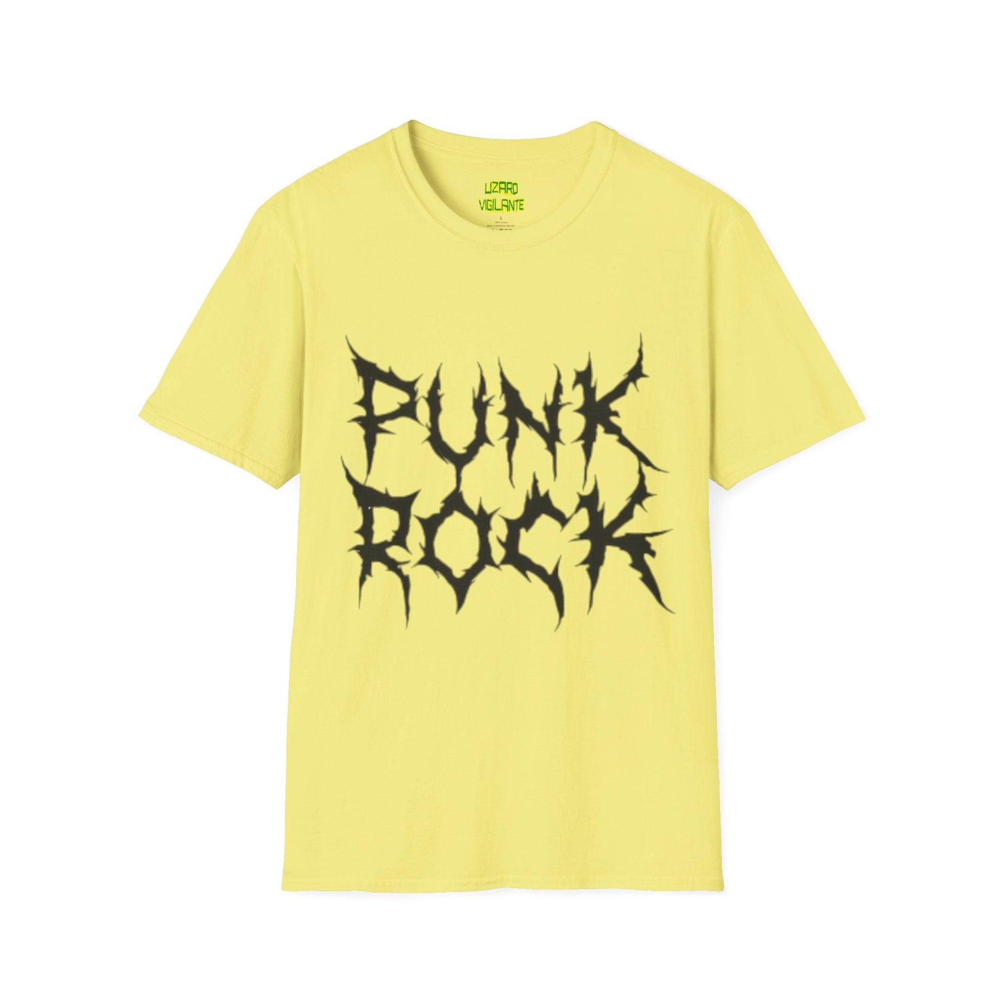 PUNK ROCK Unisex Softstyle T-Shirt - Lizard Vigilante