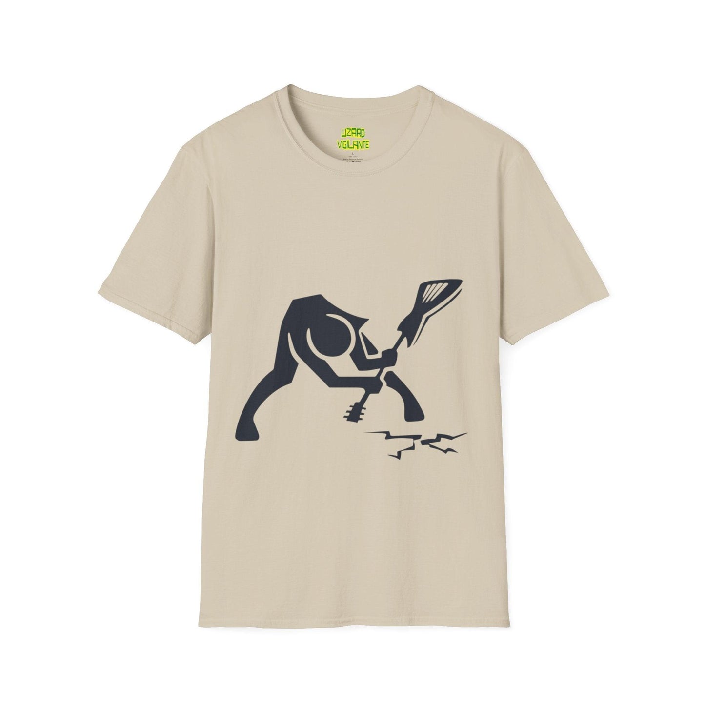 Guitar Smash Unisex Softstyle T-Shirt - Lizard Vigilante