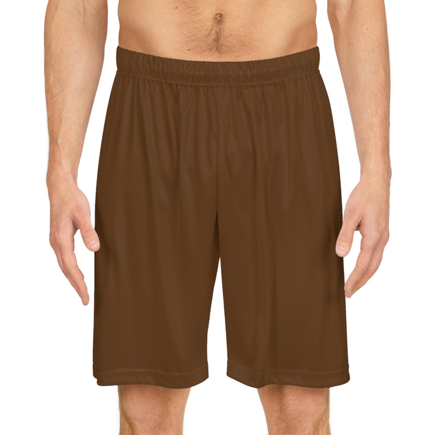 Basketball Shorts - Brown - Lizard Vigilante