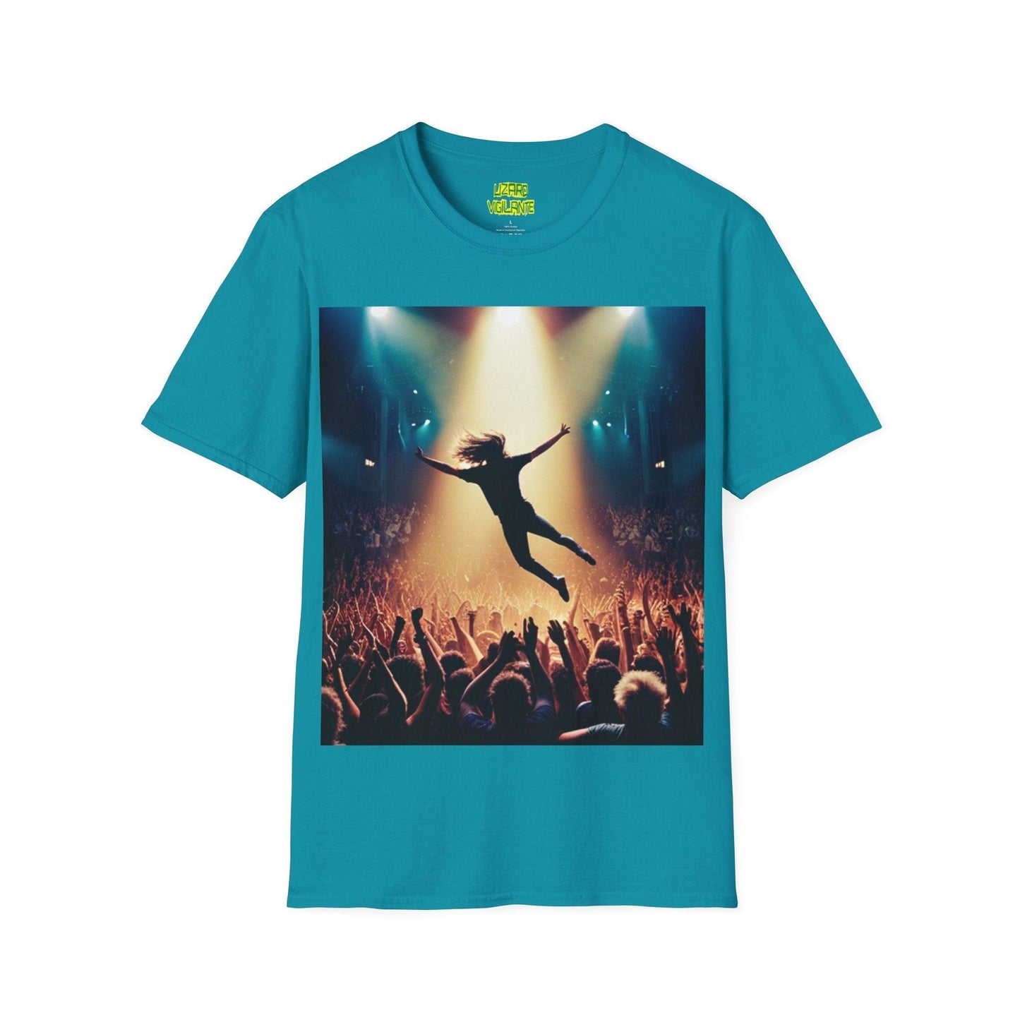 Concert Style Unisex Softstyle T-Shirt - Lizard Vigilante