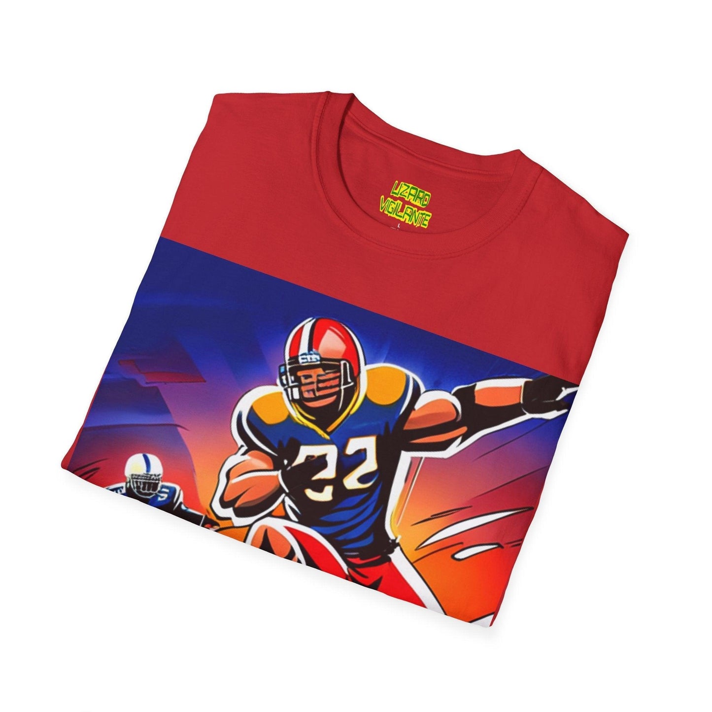 American Football Players Unisex Softstyle T-Shirt - Lizard Vigilante