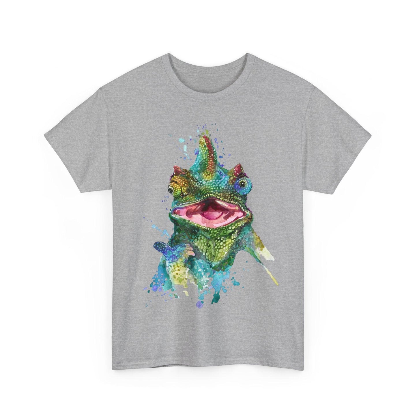 Wild Lizard Graphic Unisex Heavy Cotton Tee - Premium T-Shirt from Printify - Just $15.13! Shop now at Lizard Vigilante