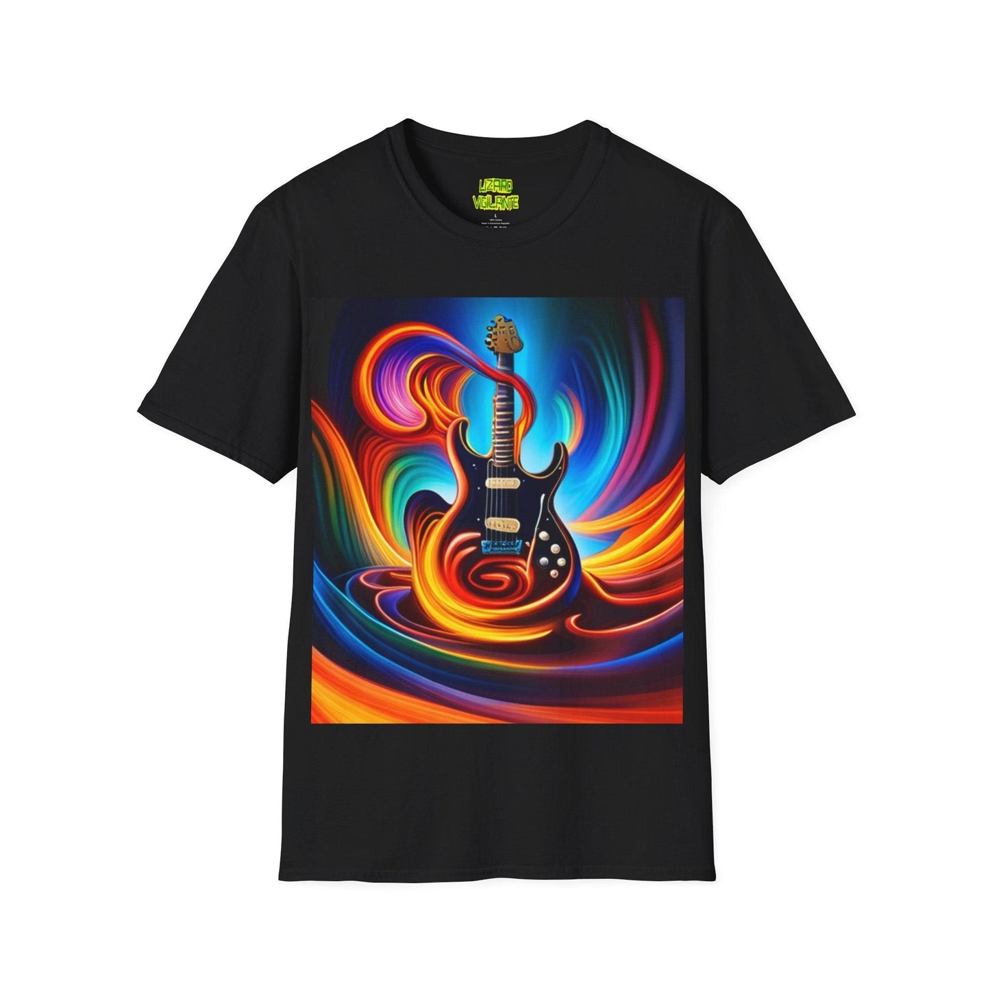 Tornado Guitar Unisex Softstyle T-Shirt - Lizard Vigilante