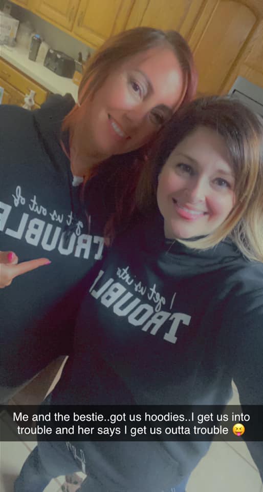 In And Out Of Trouble Best Friend Hoodies Set Of 2
