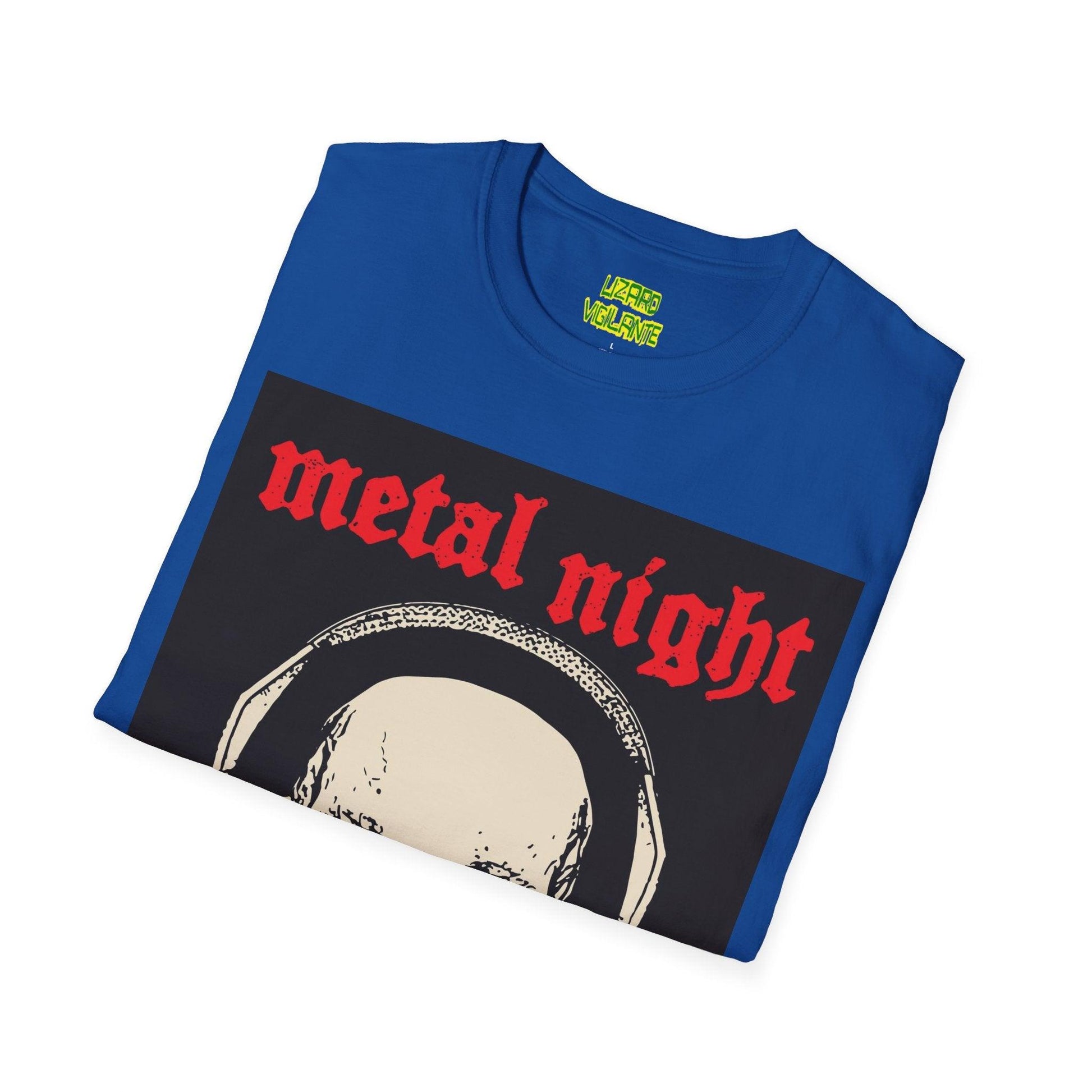 METAL NIGHT Unisex Softstyle T-Shirt - Lizard Vigilante