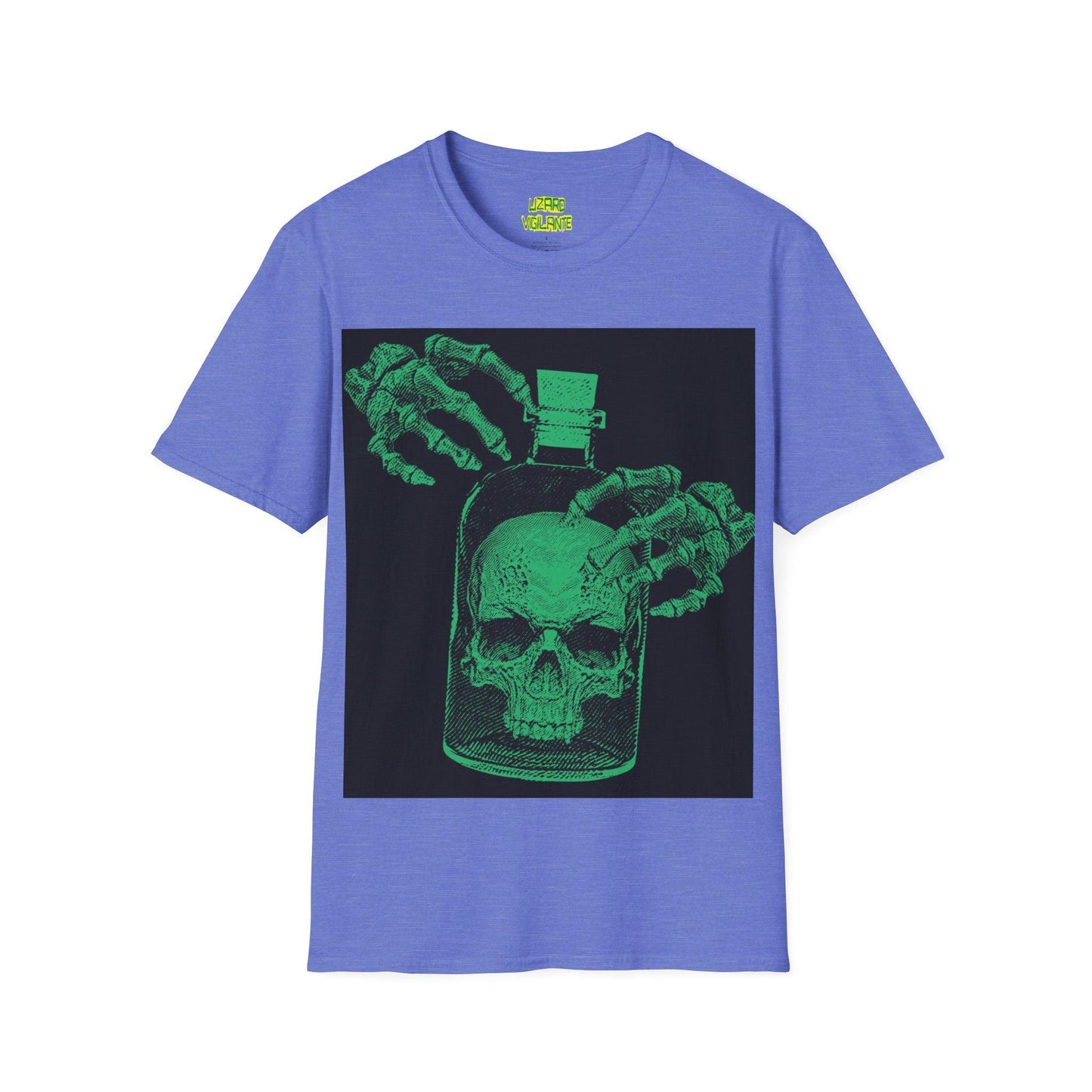 Skull in a Jar Unisex Softstyle T-Shirt - Lizard Vigilante