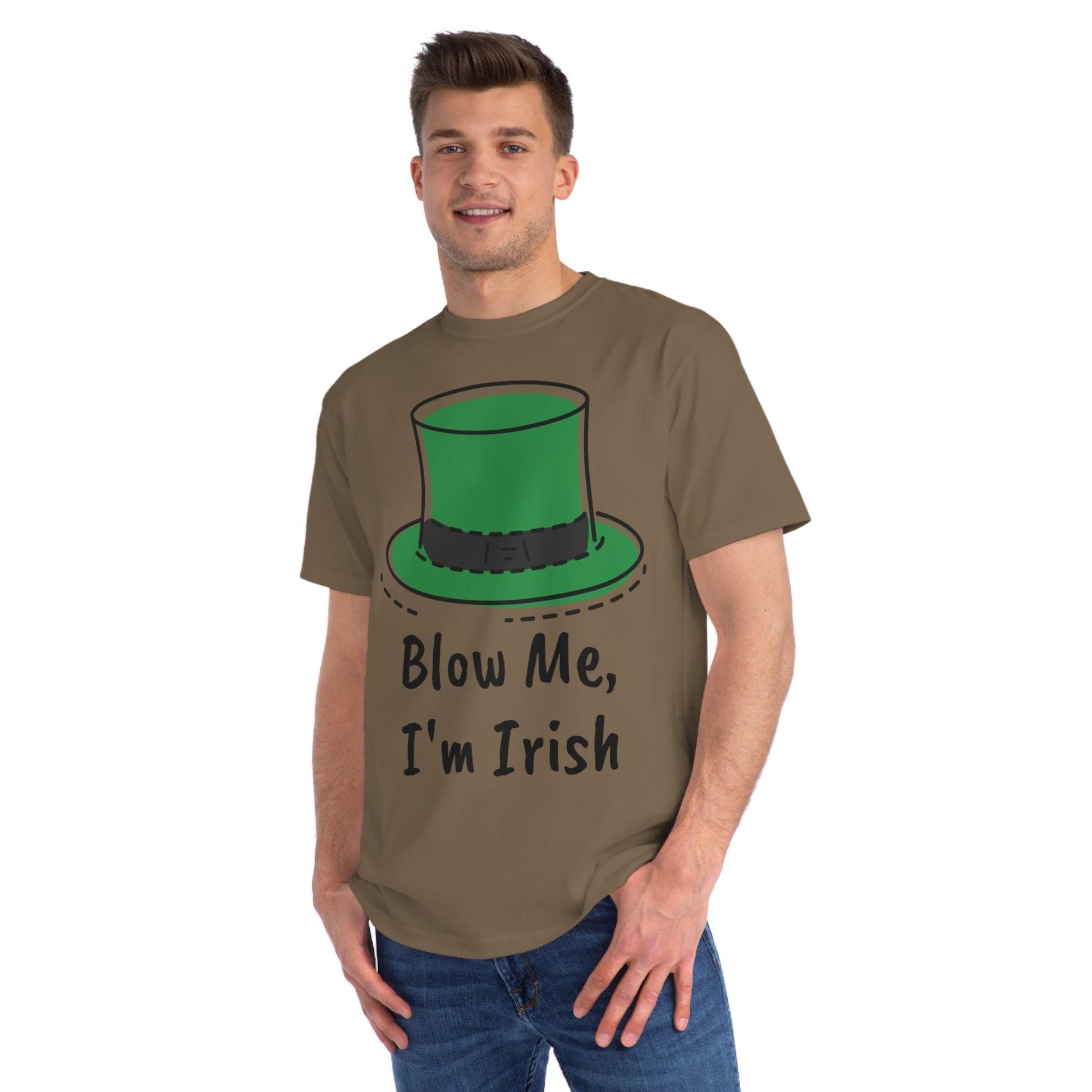 Blow Me, I'm Irish Organic Unisex Classic T-Shirt - Lizard Vigilante