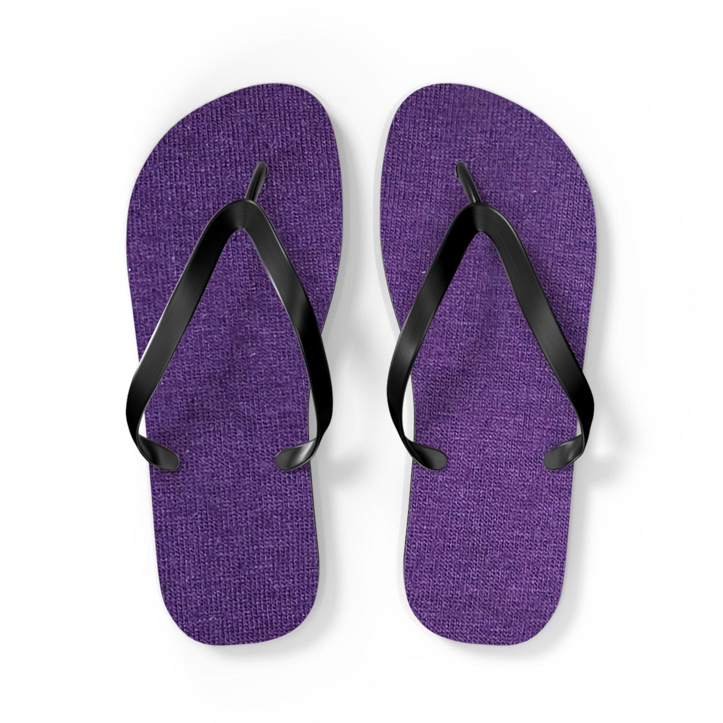 Faux Purple Silk Flip Flops - Lizard Vigilante