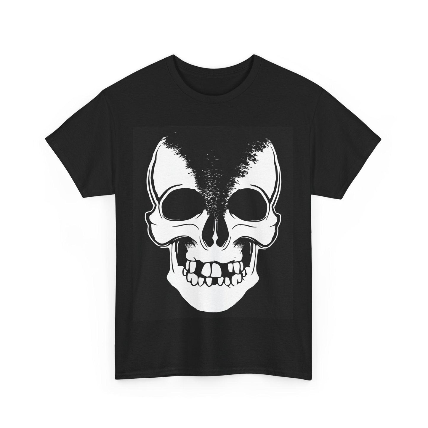 Split Skull Unisex Heavy Cotton Tee - Lizard Vigilante