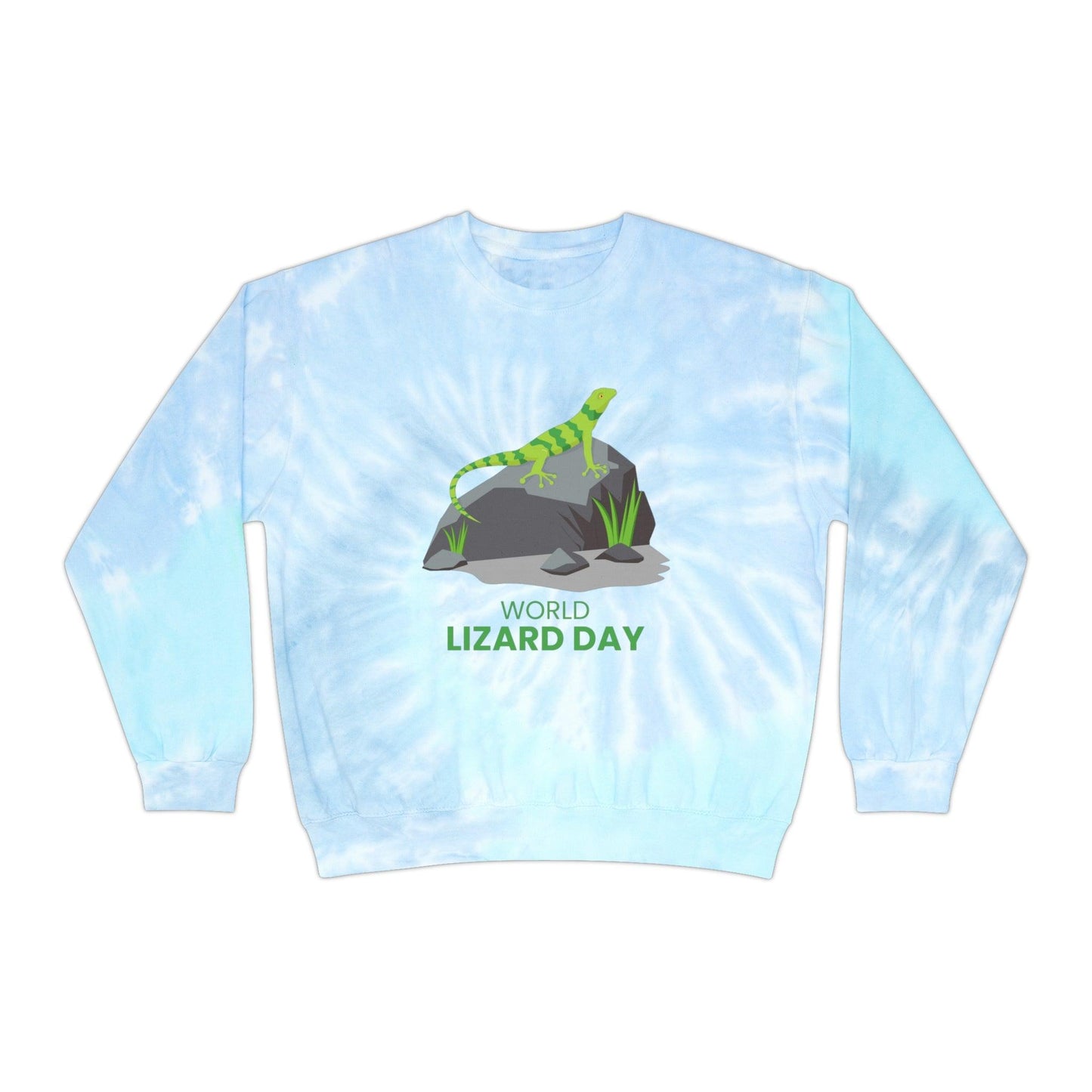 World Lizard Day Unisex Tie-Dye Sweatshirt - Lizard Vigilante