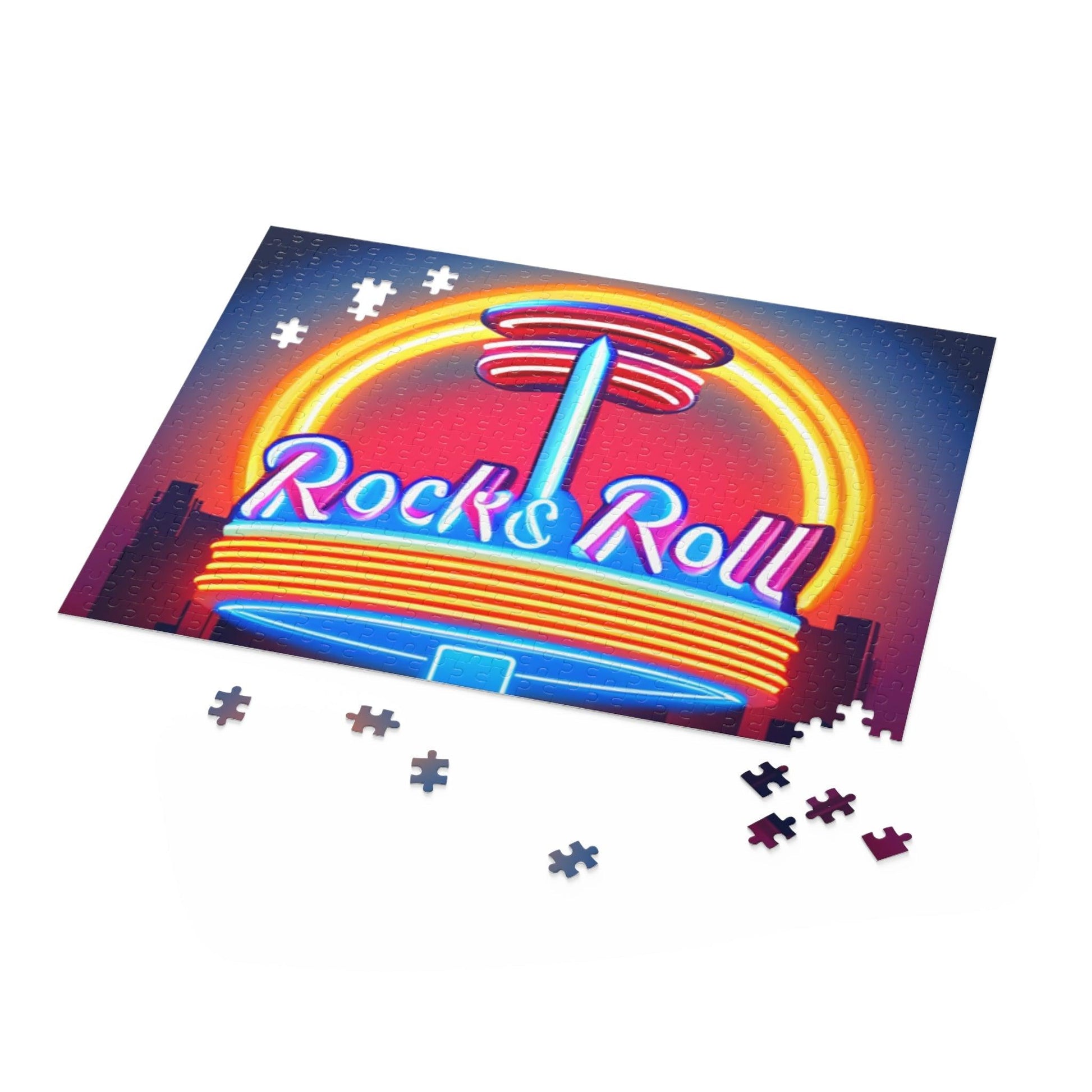 Rock & Roll Diner Puzzle (120, 252, 500-Piece) - Lizard Vigilante