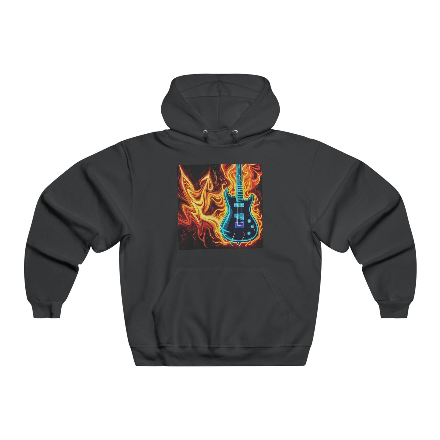 Flaming Axe Men's NUBLEND® Hooded Sweatshirt - Lizard Vigilante