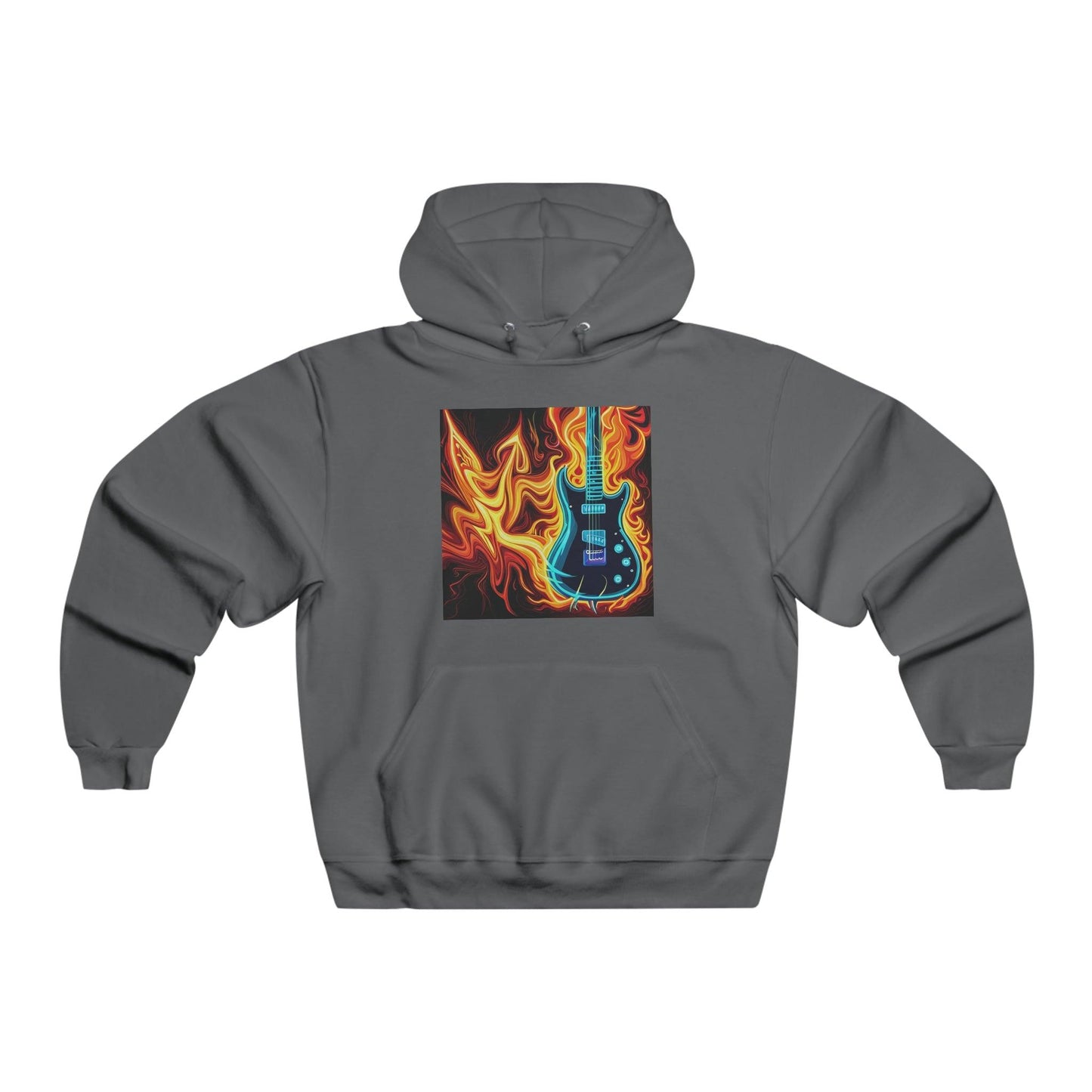 Flaming Axe Men's NUBLEND® Hooded Sweatshirt - Lizard Vigilante