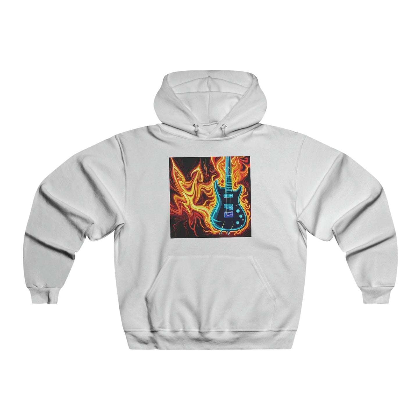 Flaming Axe Men's NUBLEND® Hooded Sweatshirt - Lizard Vigilante