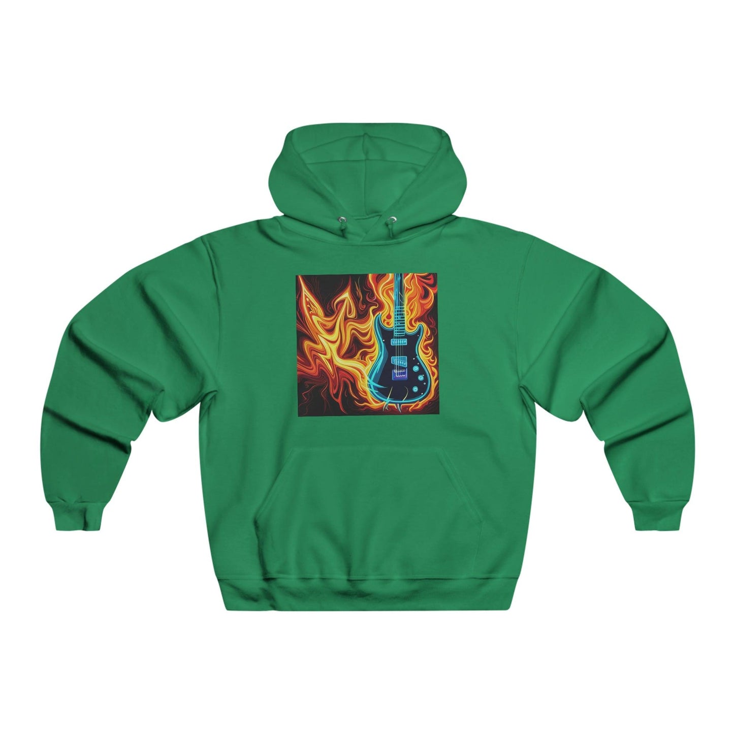 Flaming Axe Men's NUBLEND® Hooded Sweatshirt - Lizard Vigilante