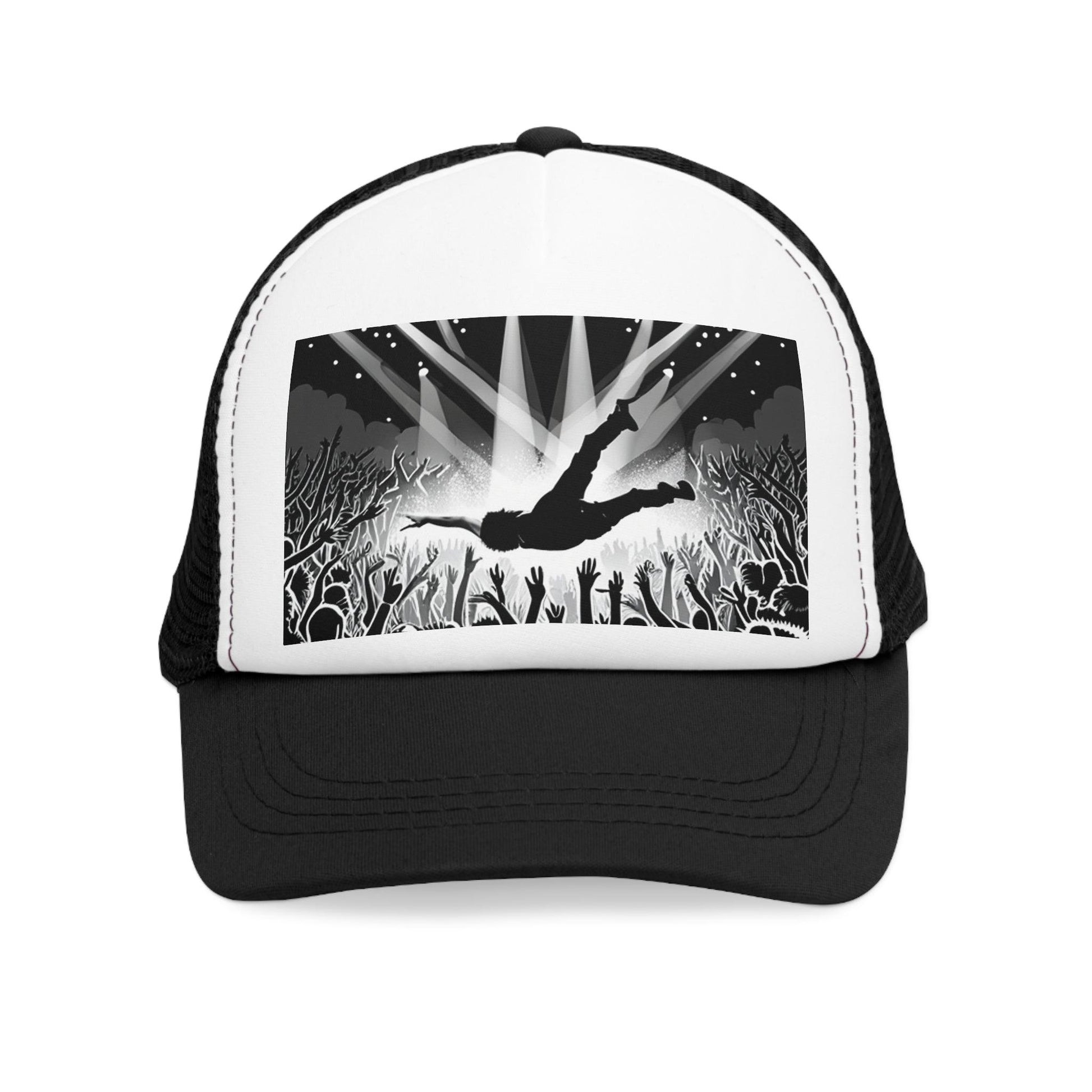 Crowd Surfing Metal Concert Mesh Cap - Lizard Vigilante