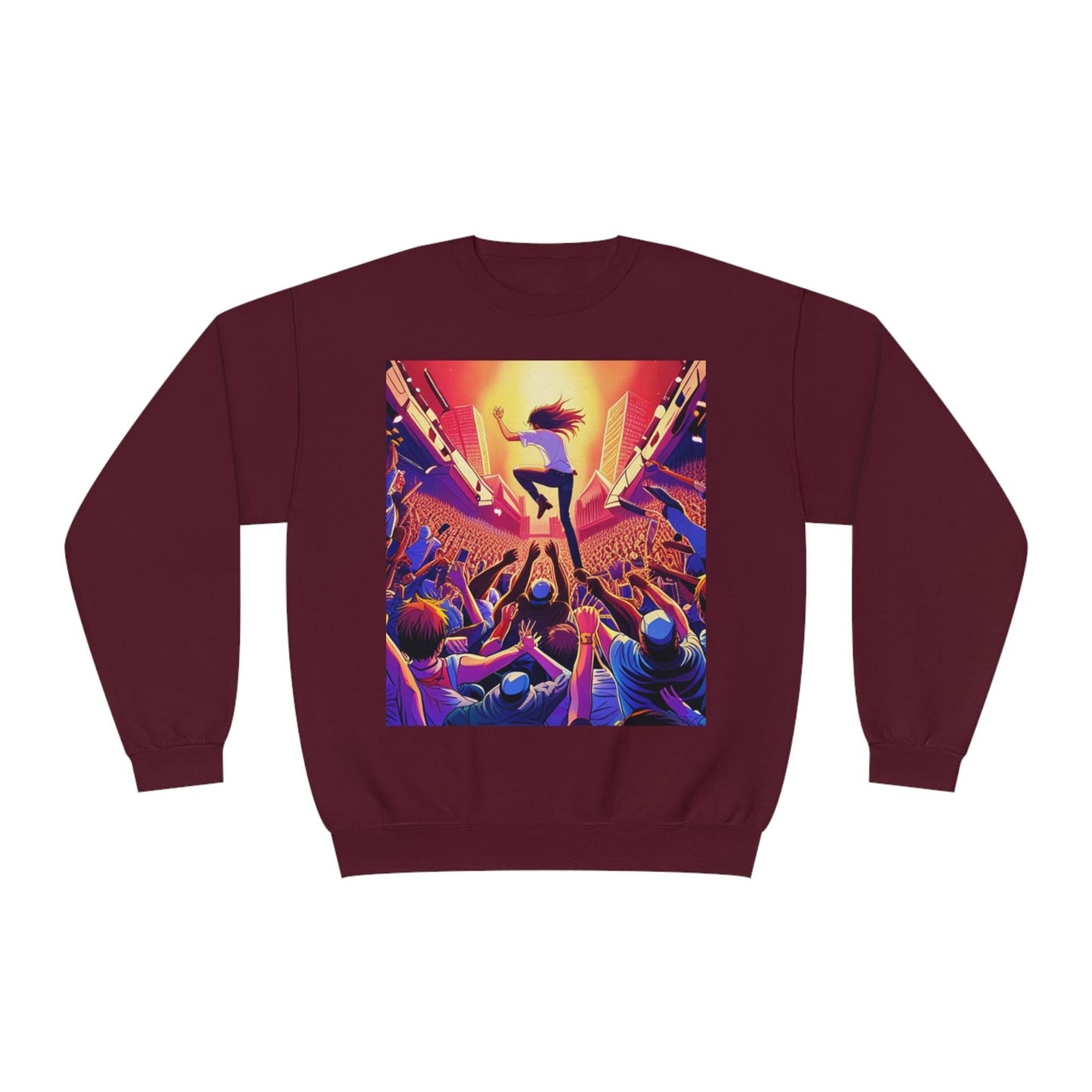 Metal Anime Unisex NuBlend® Crewneck Sweatshirt - Lizard Vigilante