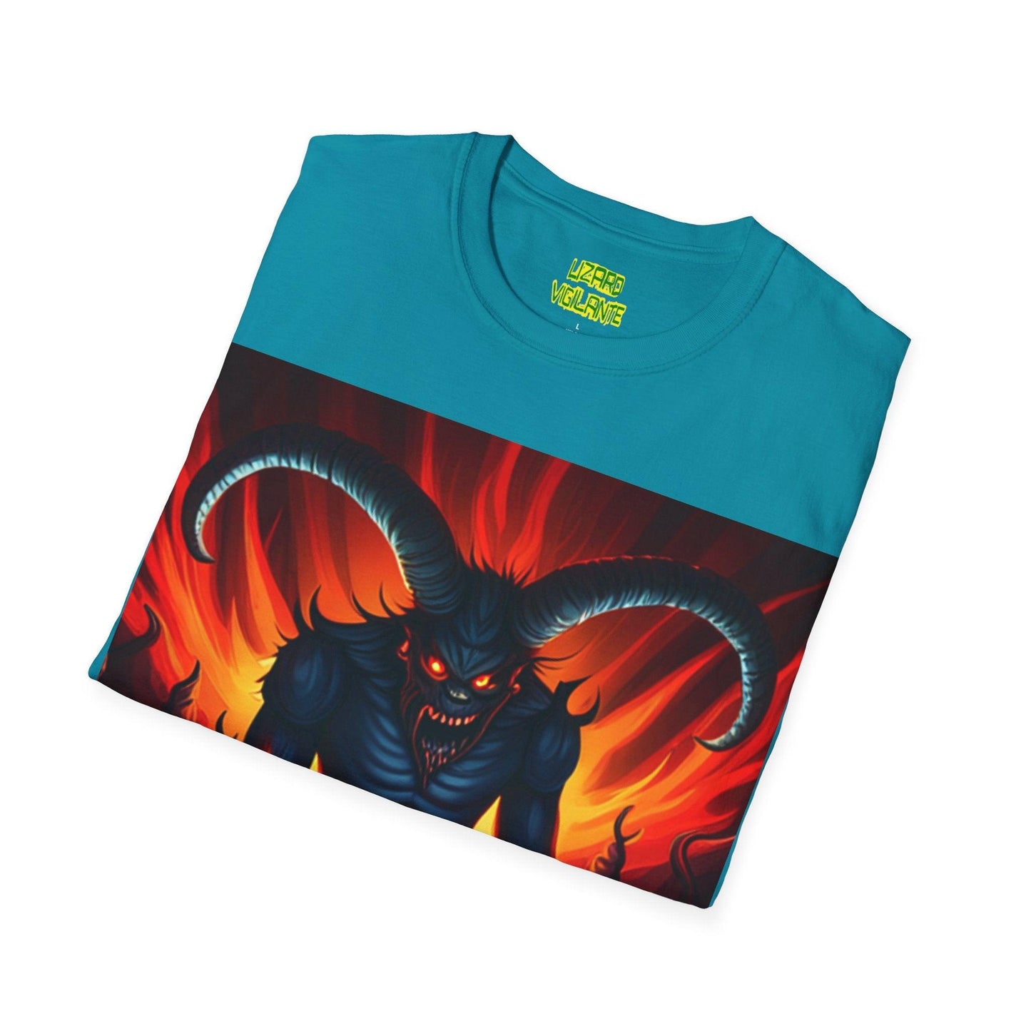 Horny Devil Unisex Softstyle T-Shirt - Lizard Vigilante