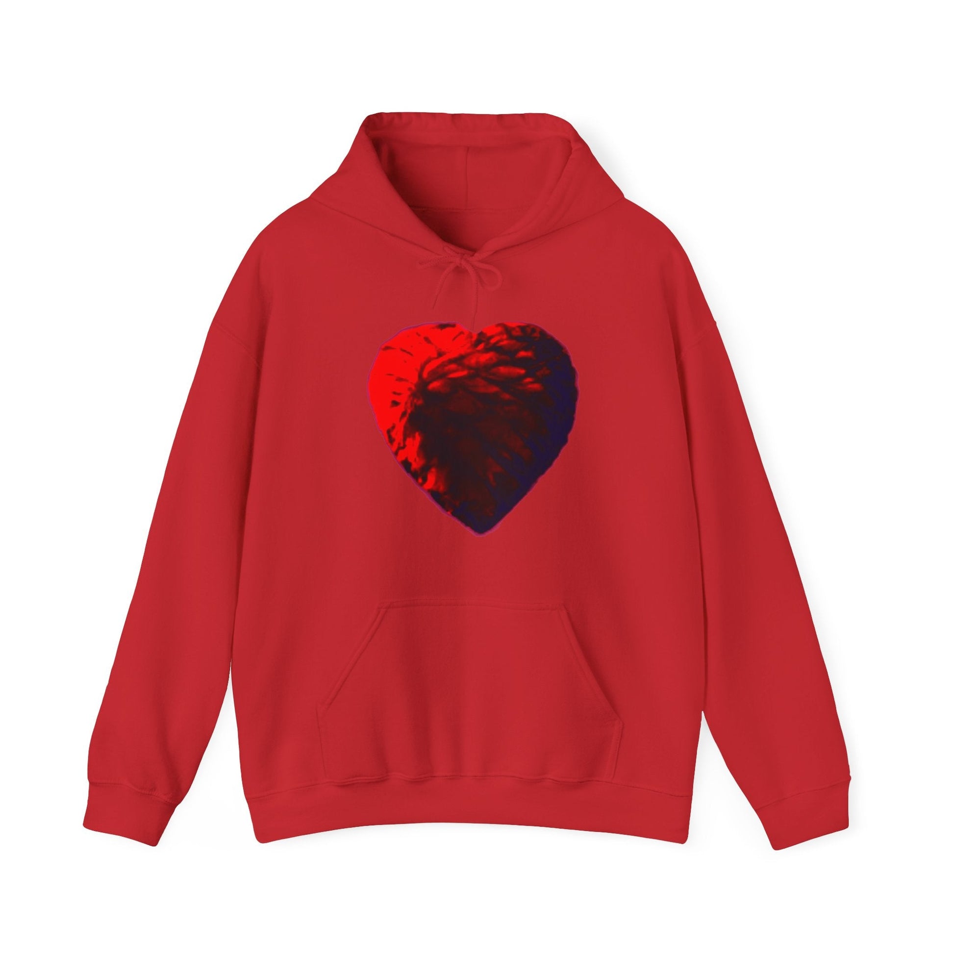 Valentine Heartart Unisex Heavy Blend™ Hooded Sweatshirt - Lizard Vigilante