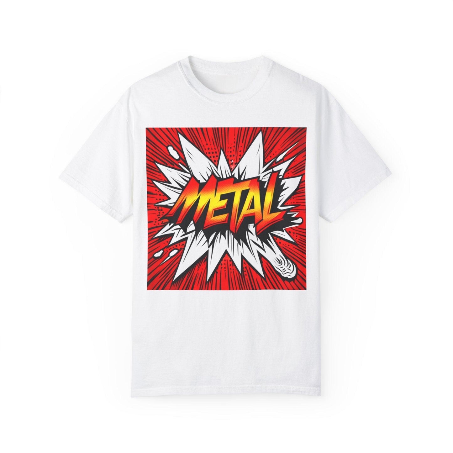 Metal Kapow Unisex Garment-Dyed T-shirt - Lizard Vigilante