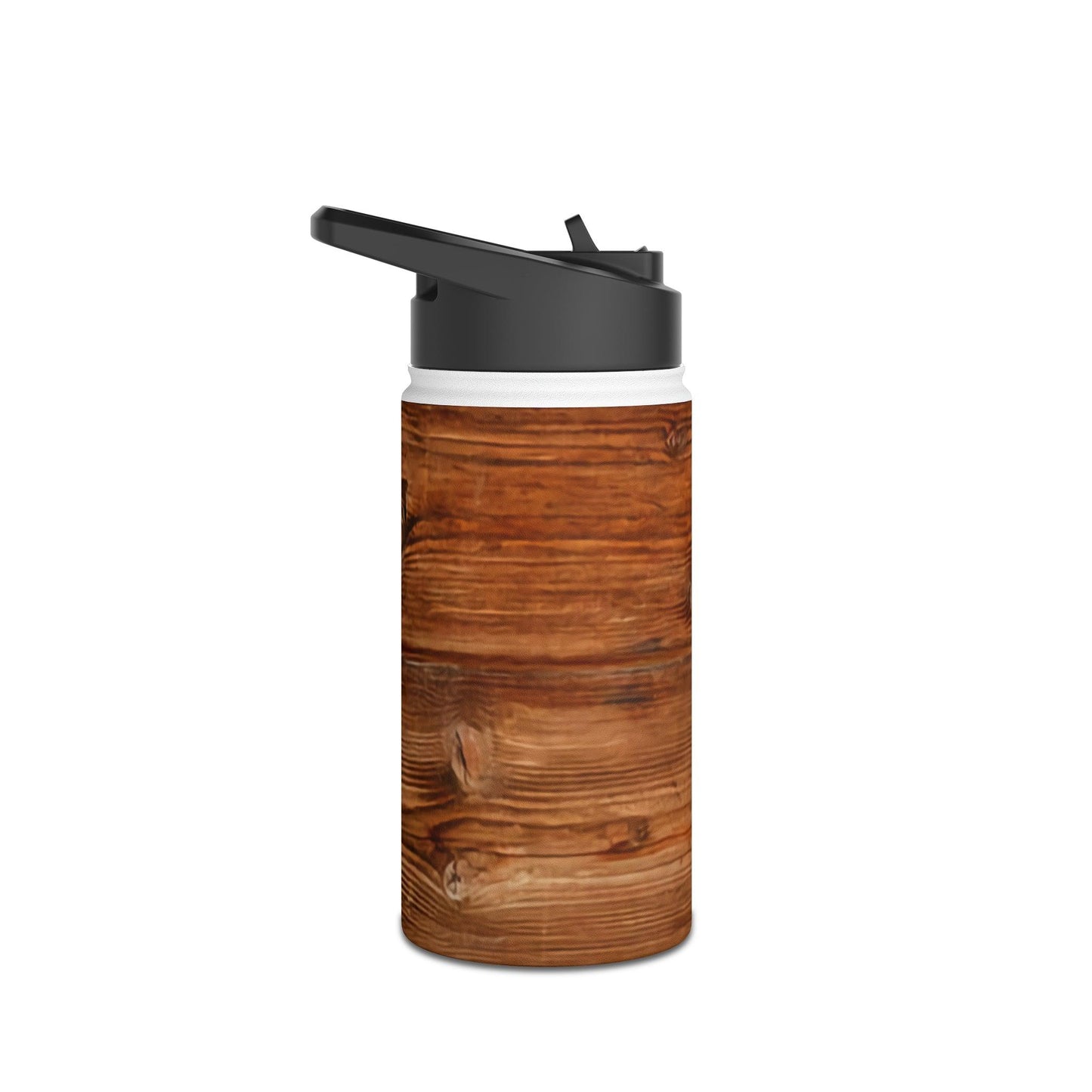 Wood-Maker Stainless Steel Water Bottle, Standard Lid - Lizard Vigilante