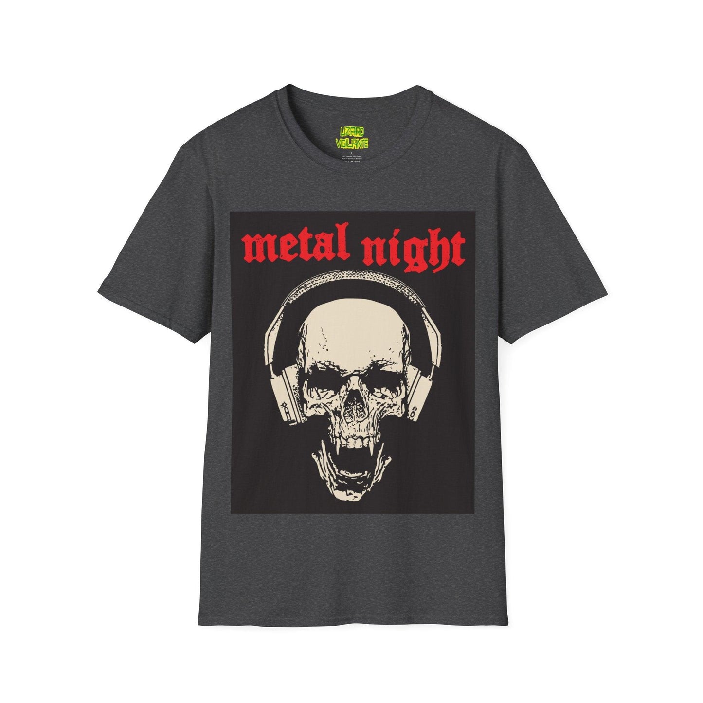 METAL NIGHT Unisex Softstyle T-Shirt - Lizard Vigilante