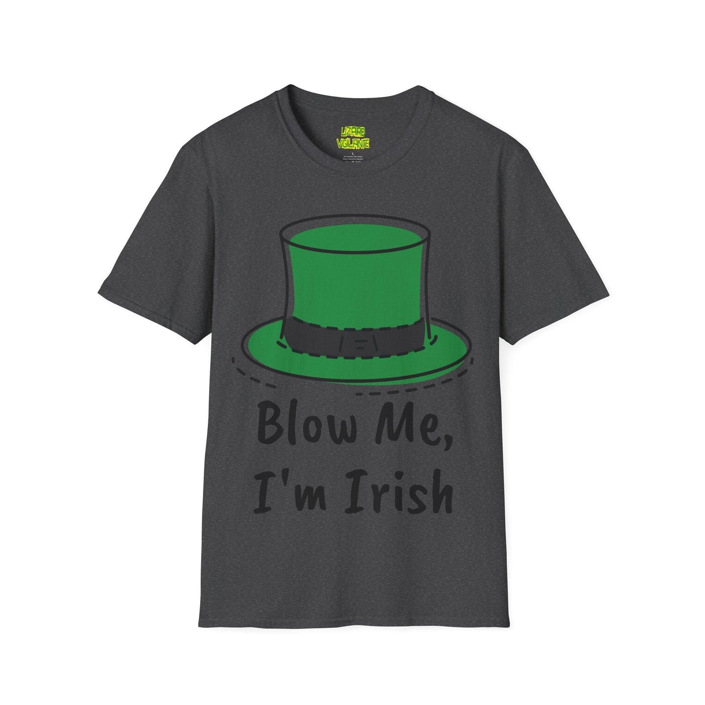 Blow Me, I'm irish Unisex Softstyle T-Shirt - Lizard Vigilante