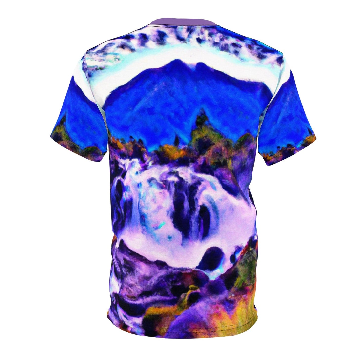 Mountain Waterfall Unisex Cut & Sew Tee - Lizard Vigilante