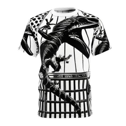 Dino Escapee Unisex Cut & Sew Tee - Lizard Vigilante