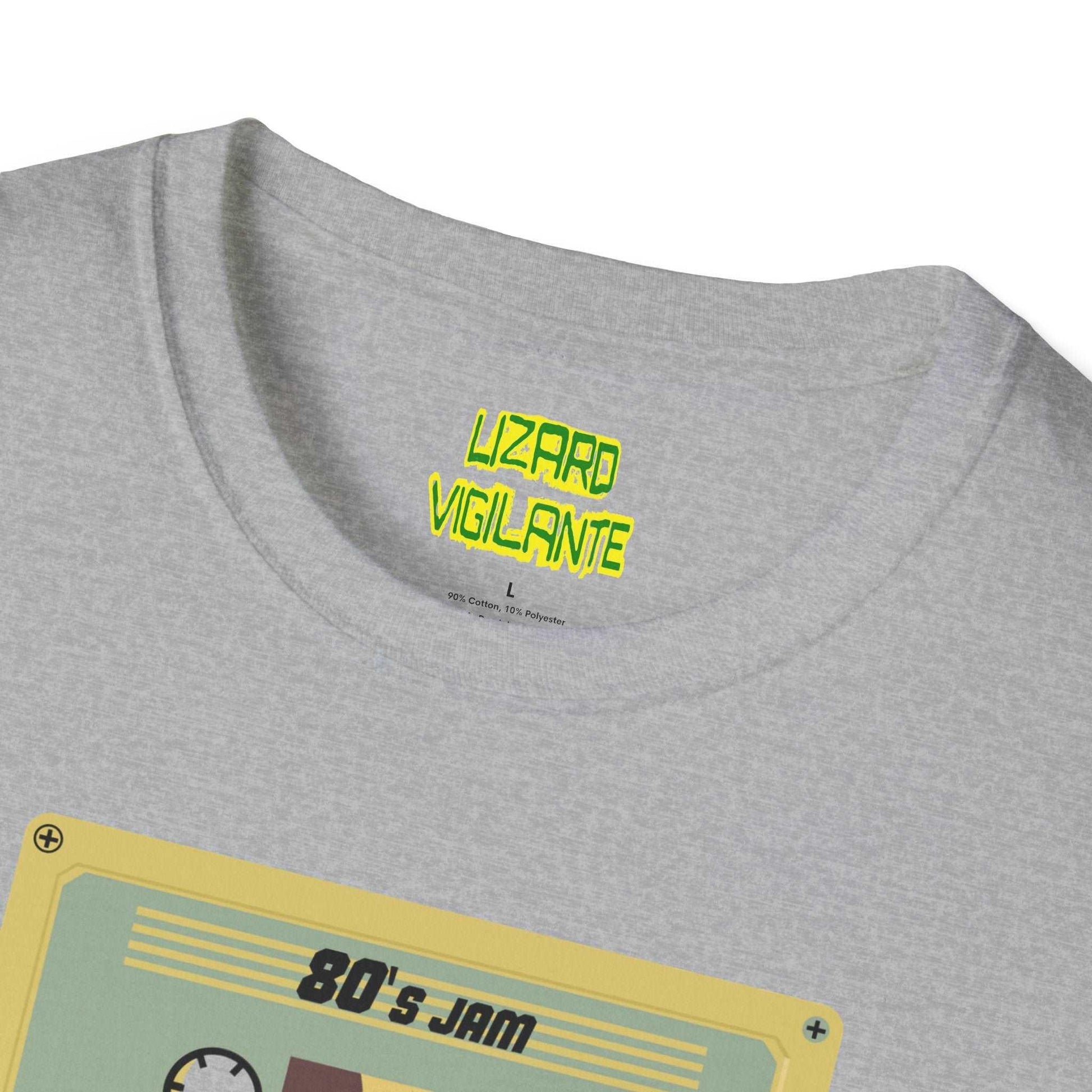 80s Jam MixTape Cassettes Unisex Softstyle T-Shirt - Lizard Vigilante